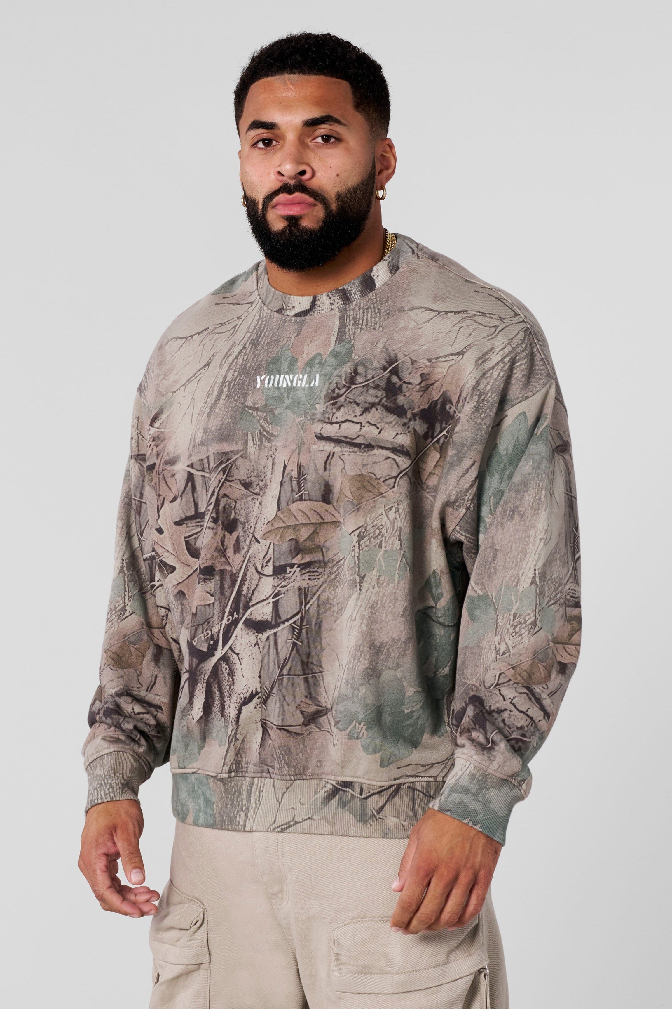 5206 - Tree Camo Collection - Crewnecks - Beige Tree Camo