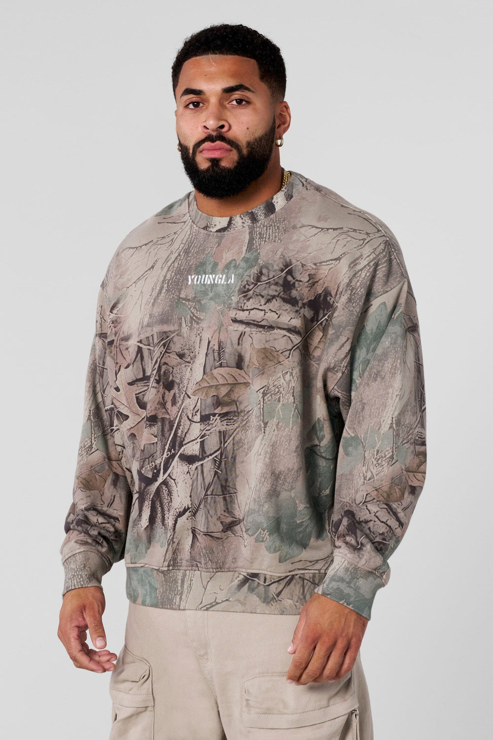 5206 - Tree Camo Collection - Crewnecks - Beige Tree Camo