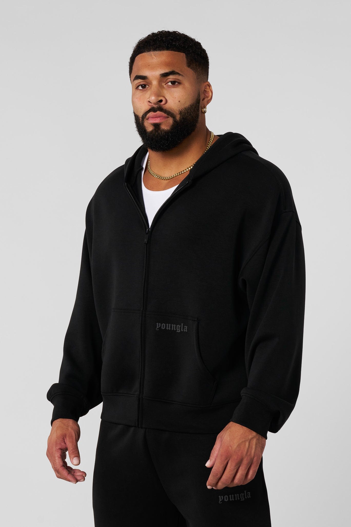 5215 Soft AF Zip Up - Black