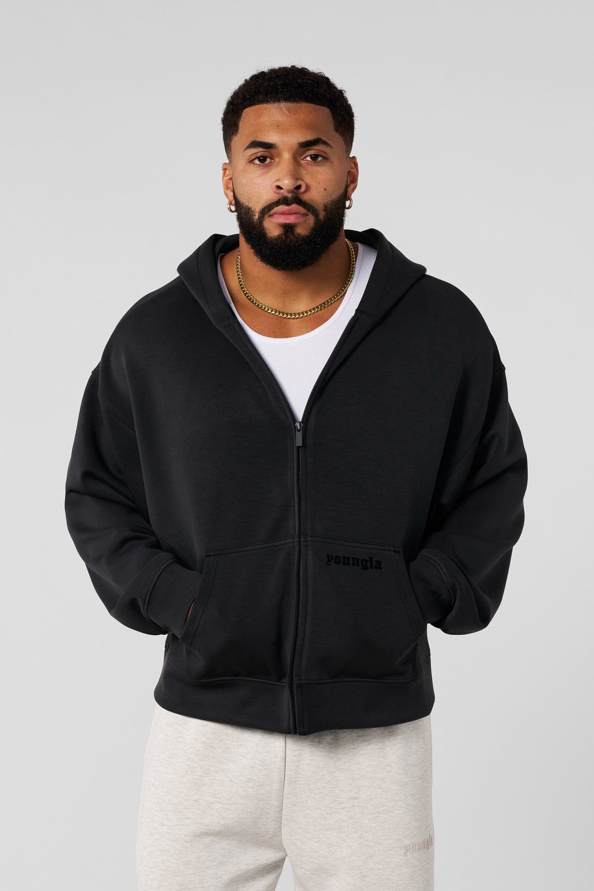 5215 Soft AF Zip Up - Charcoal