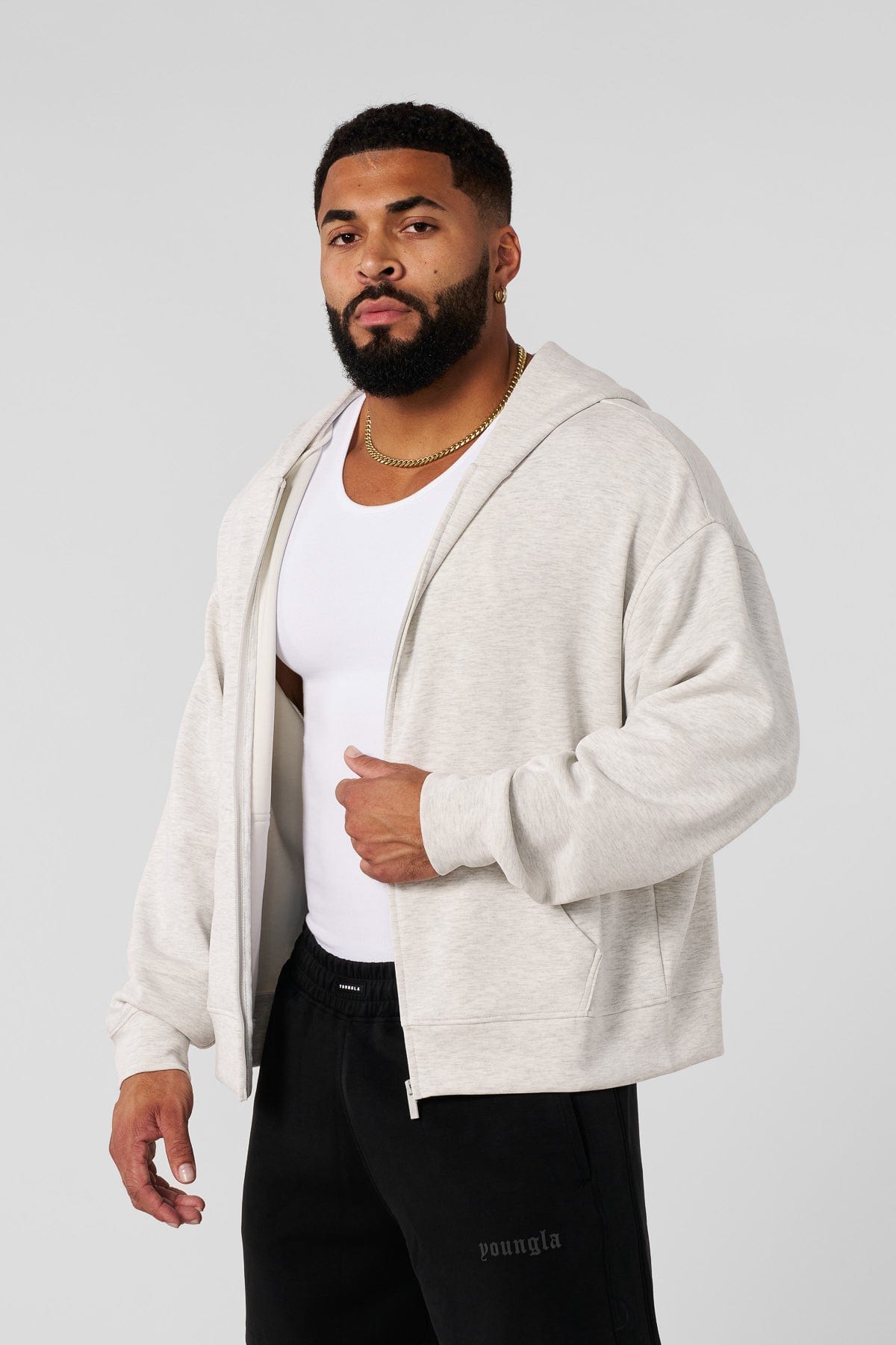 5215 Soft AF Zip Up - Oatmeal