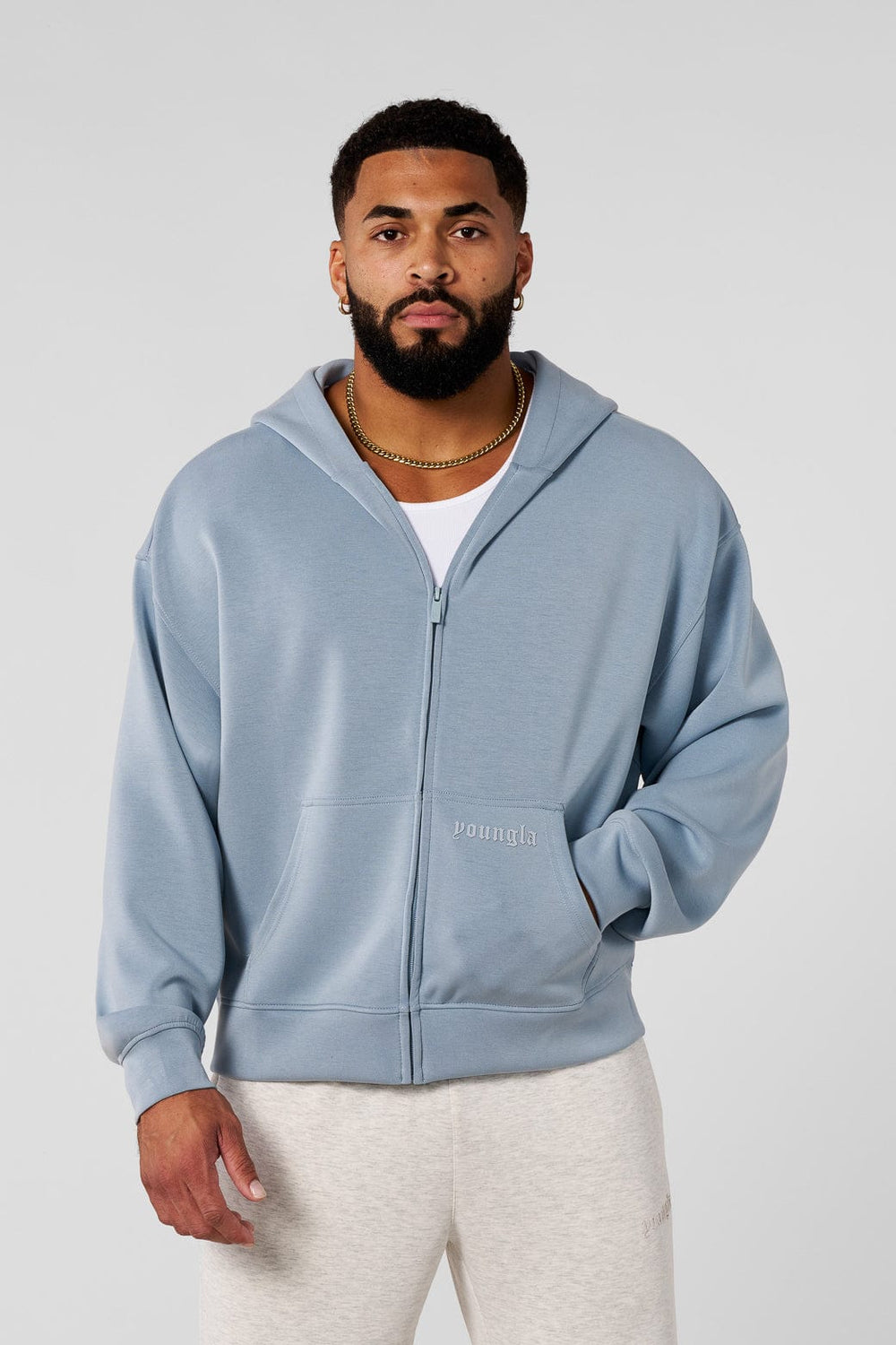 5215 Soft AF Zip Up - Sky Blue