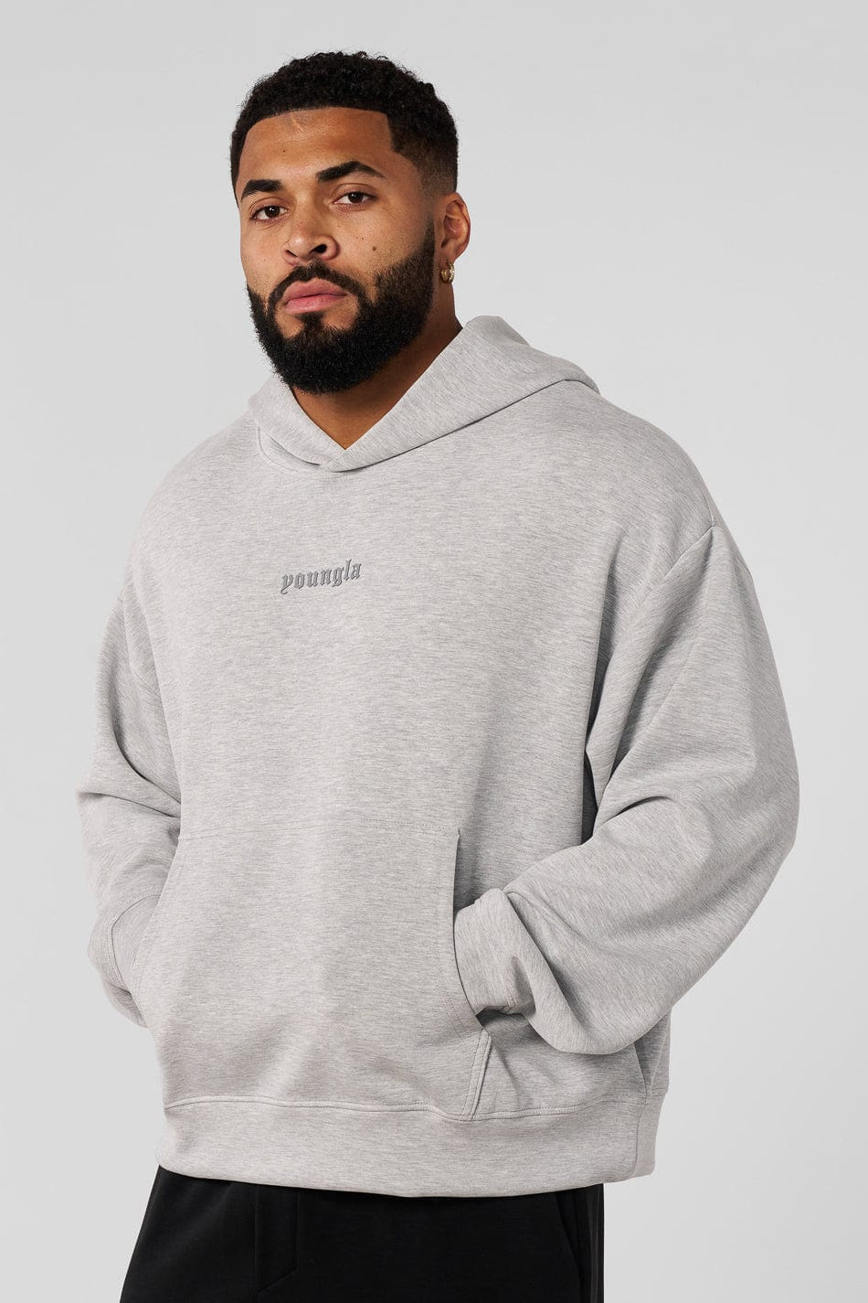 5216 Soft AF Pullover - Heather Grey