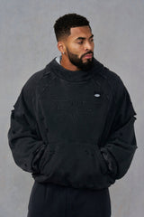 5218 - Batman Street Hoodies - Black Wash