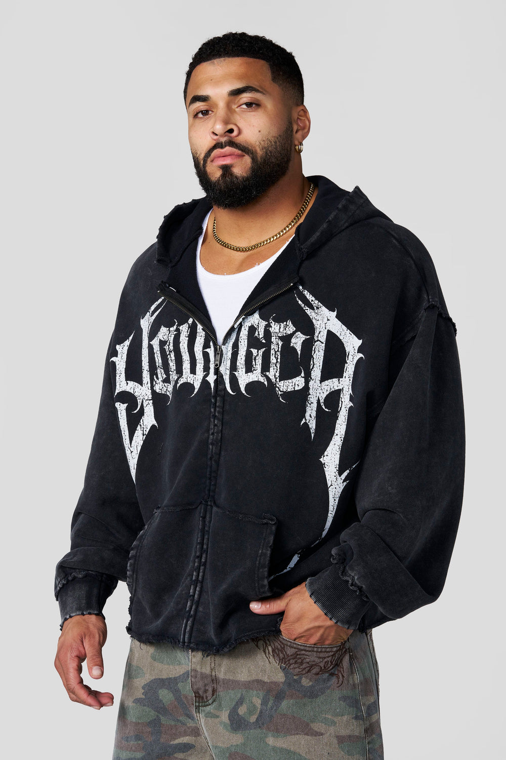 5224 - Hardstyle Zip-Ups - Black Wash