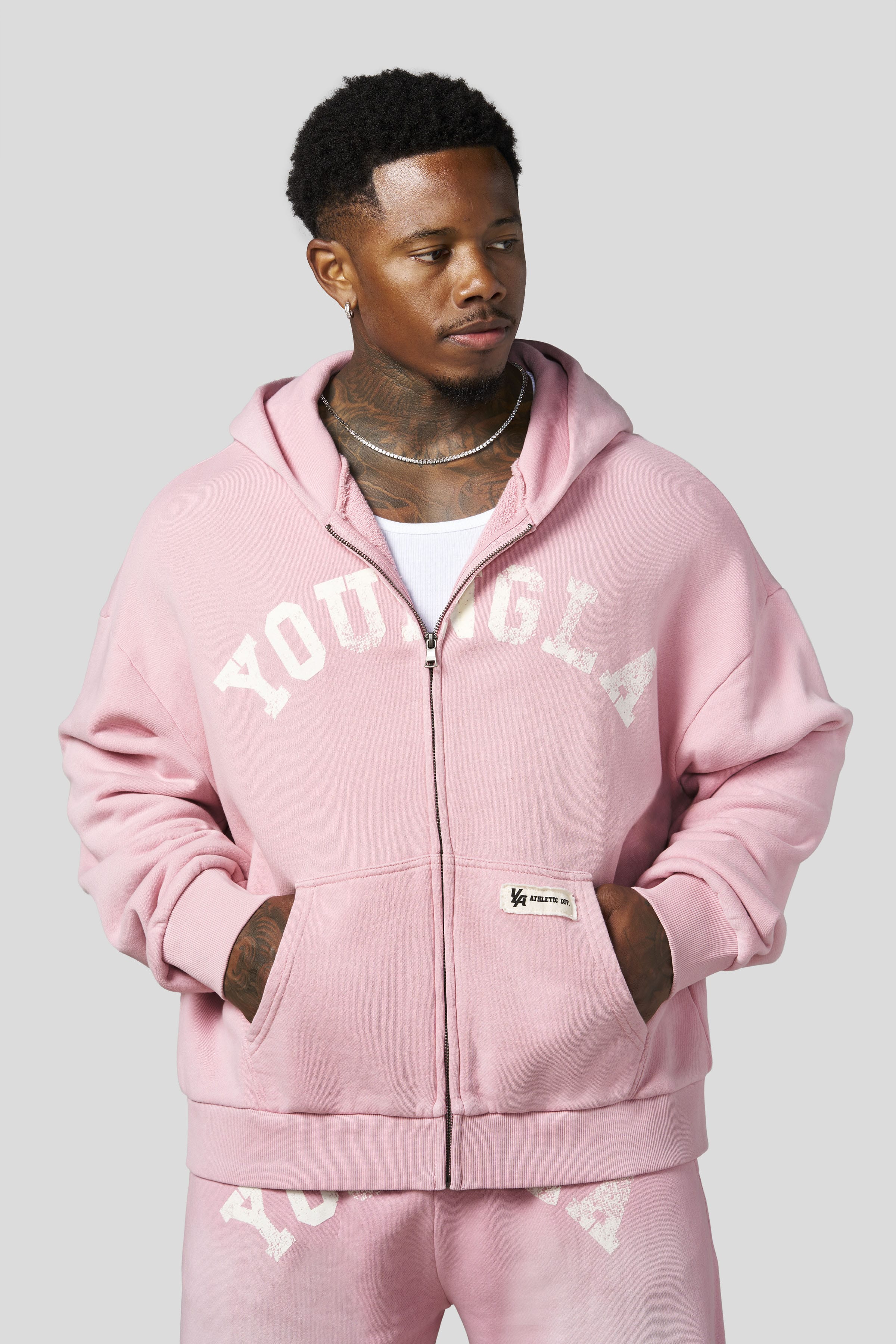 5268 - Arc Collection - Zip-Up - Pink Wash