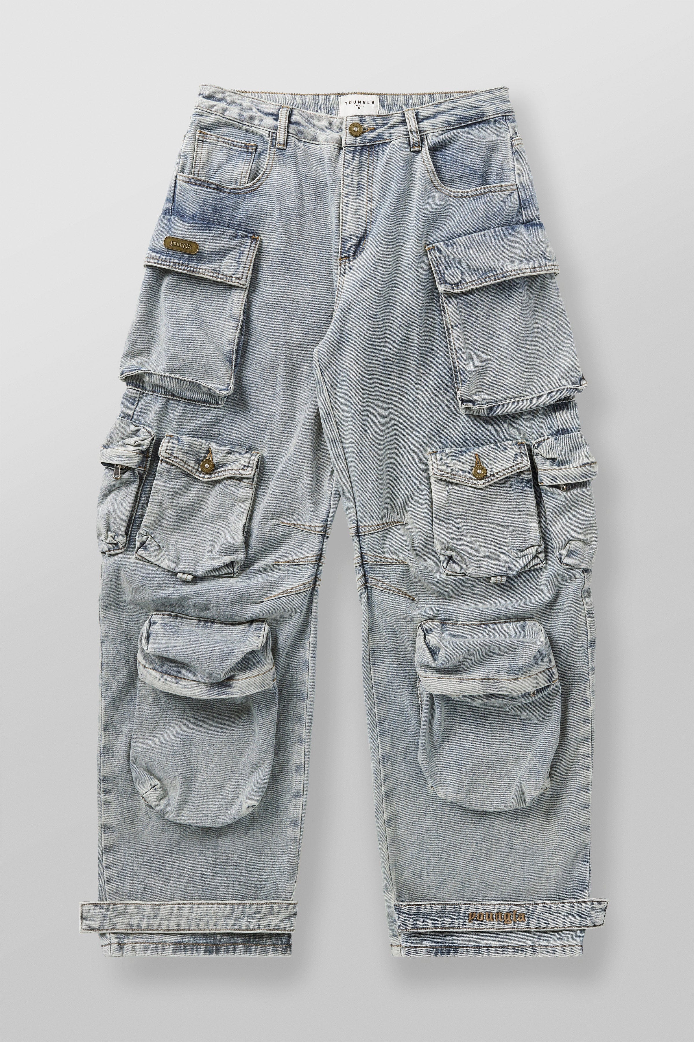 6002 - Hella Pocket Jeans - Blue Wash