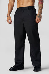 6003 - Pleated Slacks - Black