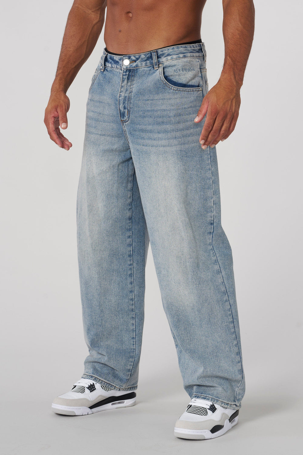 6013 - Baggy Ass Jeans - Light Blue Wash