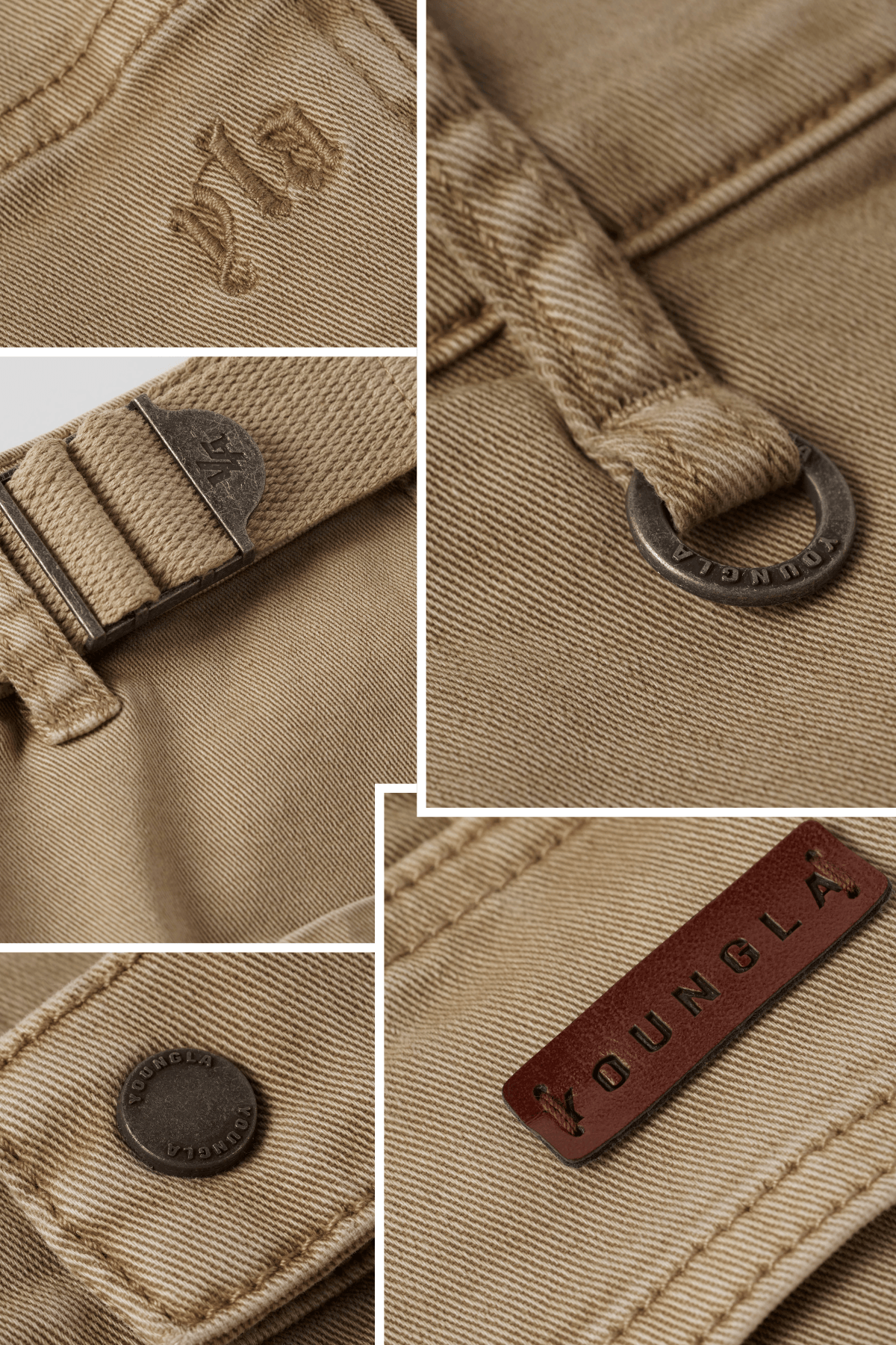 6032 - Old Money Twill Cargo Pants