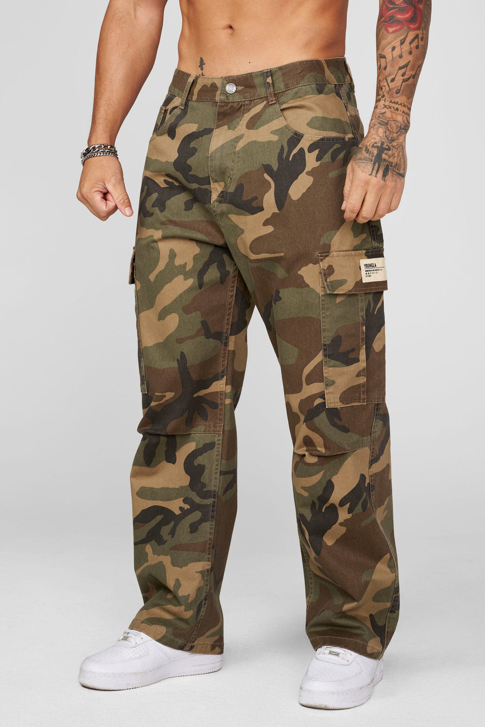 6047 - Classic Cargo Pants - Overland Camo
