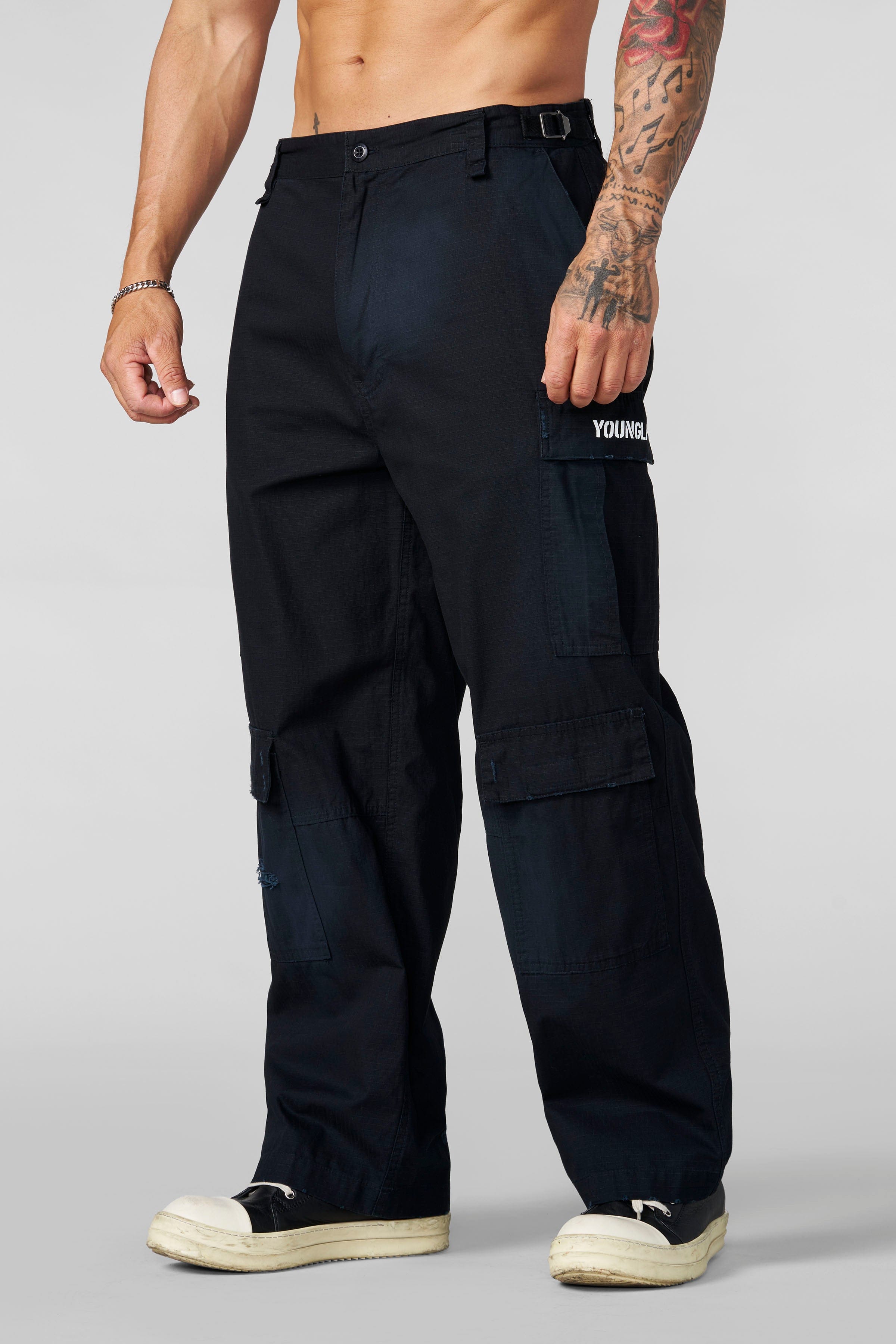 6069 - Combat Pants - Black Wash