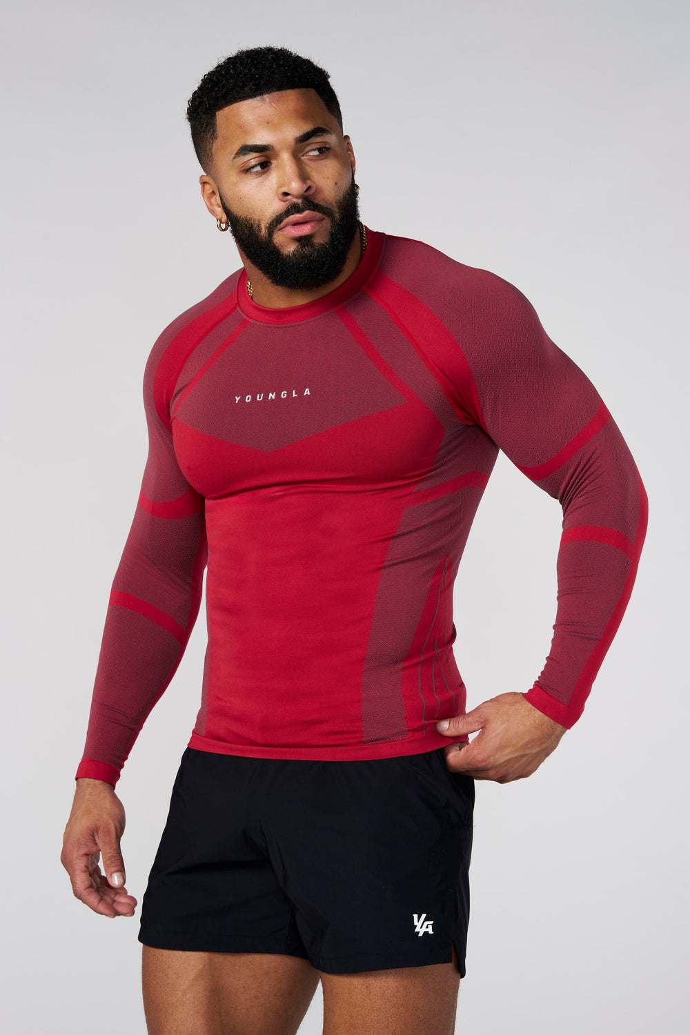 8055 - Apex Compression Longsleeves - Red