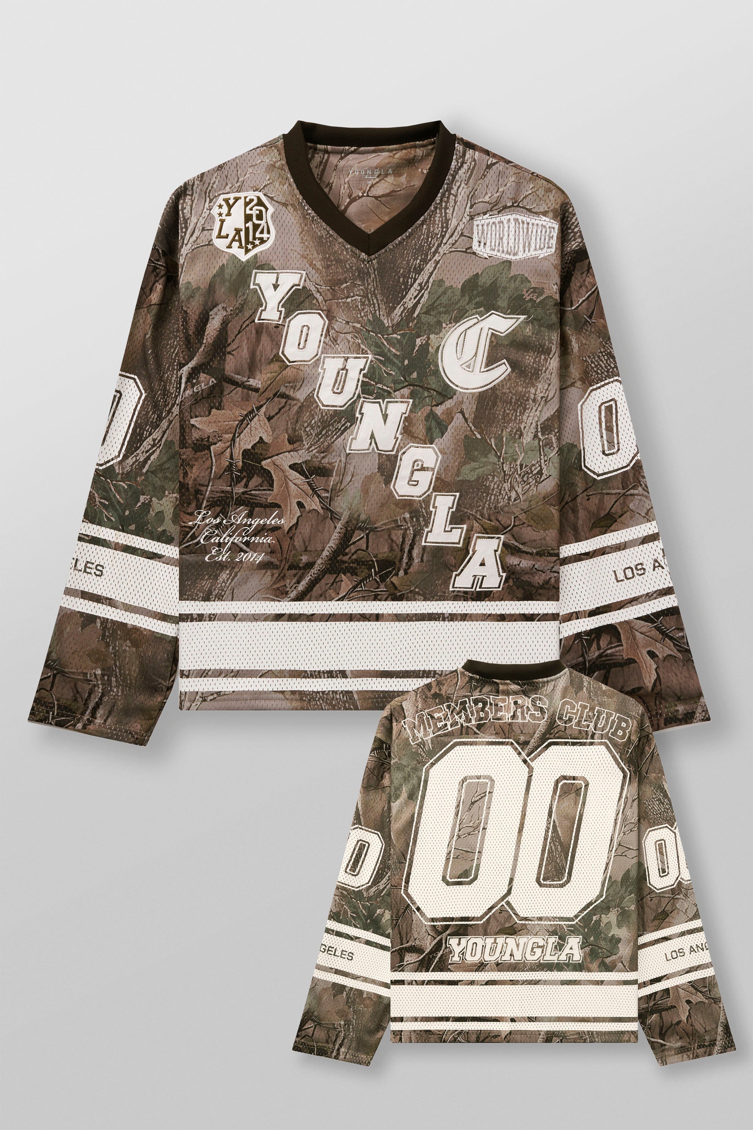 8056 - Southside Hockey Jersey - Beige Tree Camo