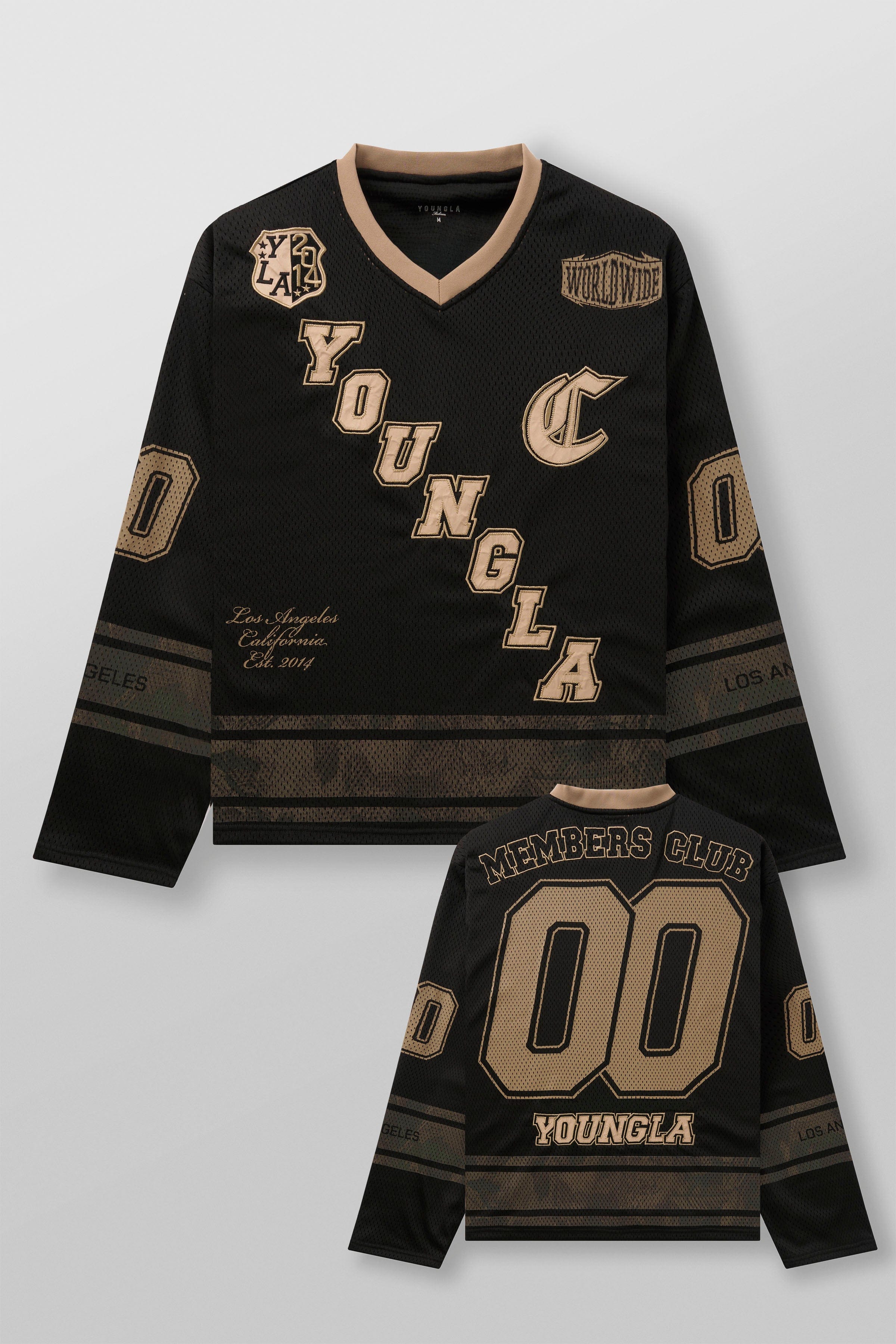 8056 - Southside Hockey Jersey - Black/Tree Camo