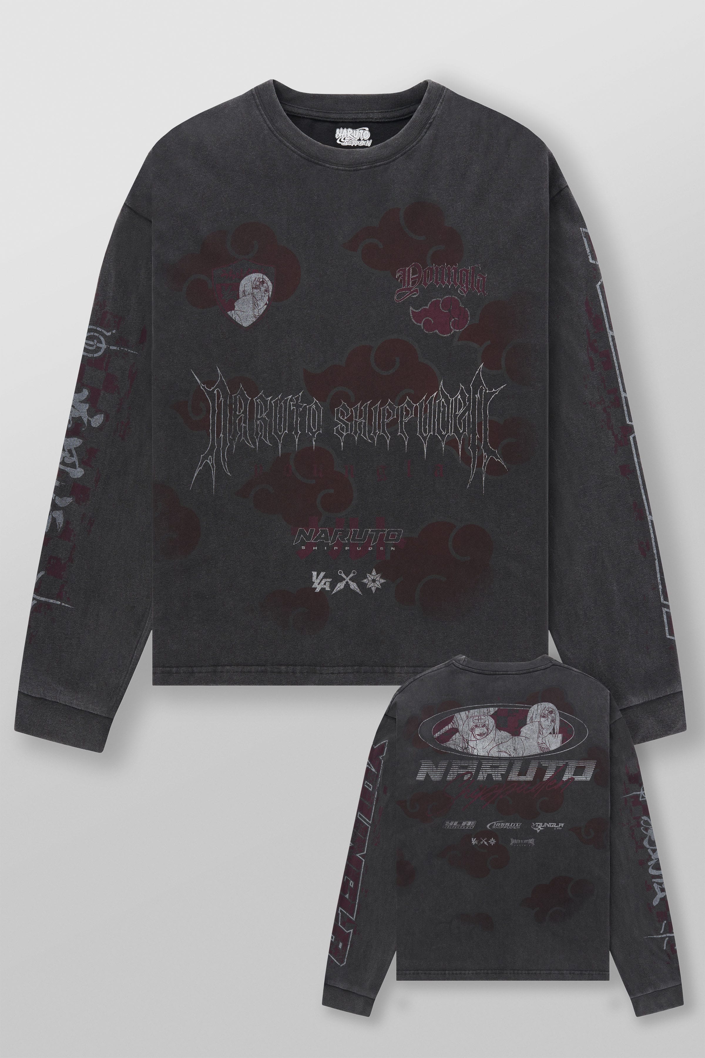 8073 - Naruto Longsleeves - Black