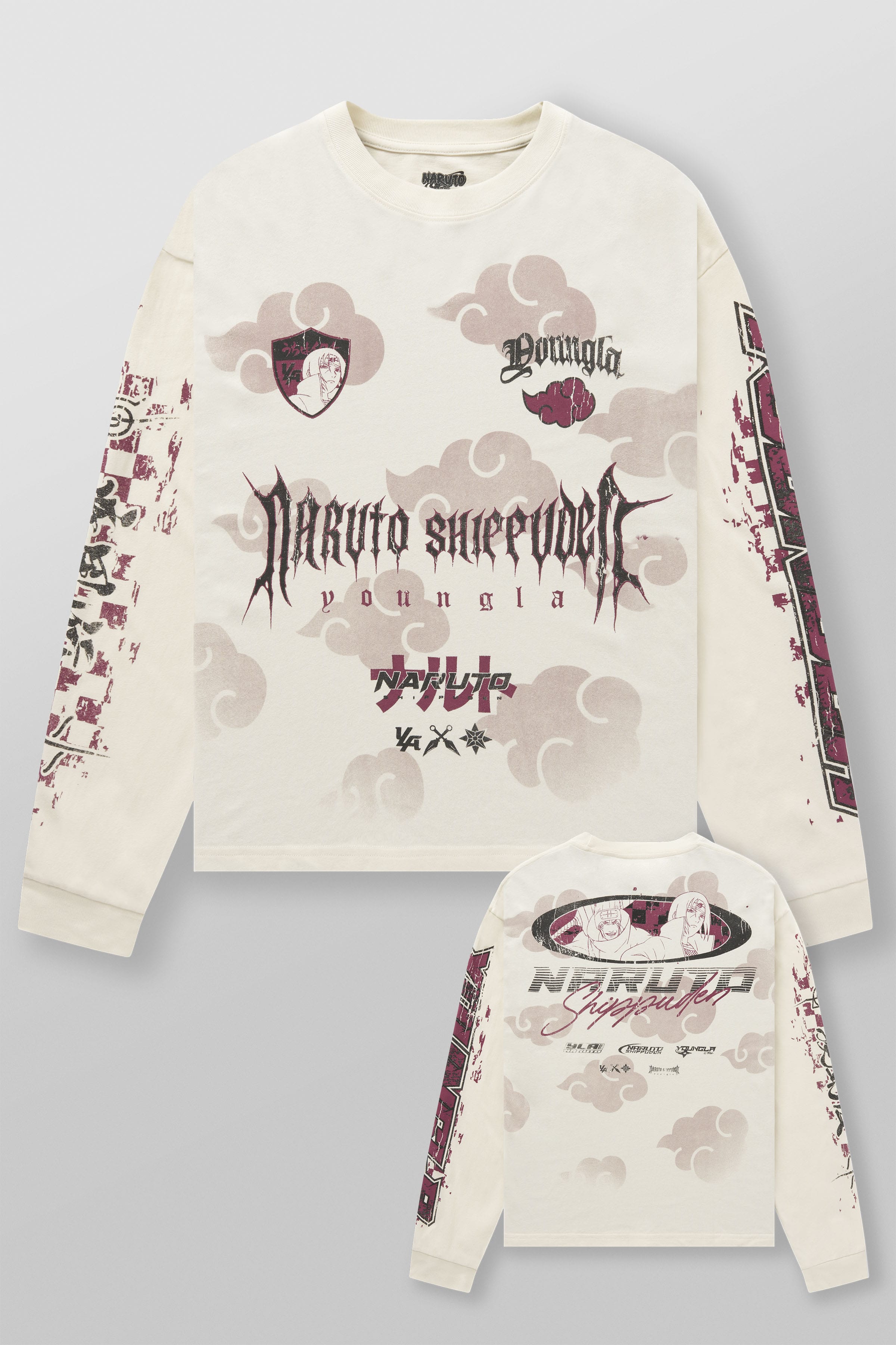 8073 - Naruto Longsleeves - Off-White
