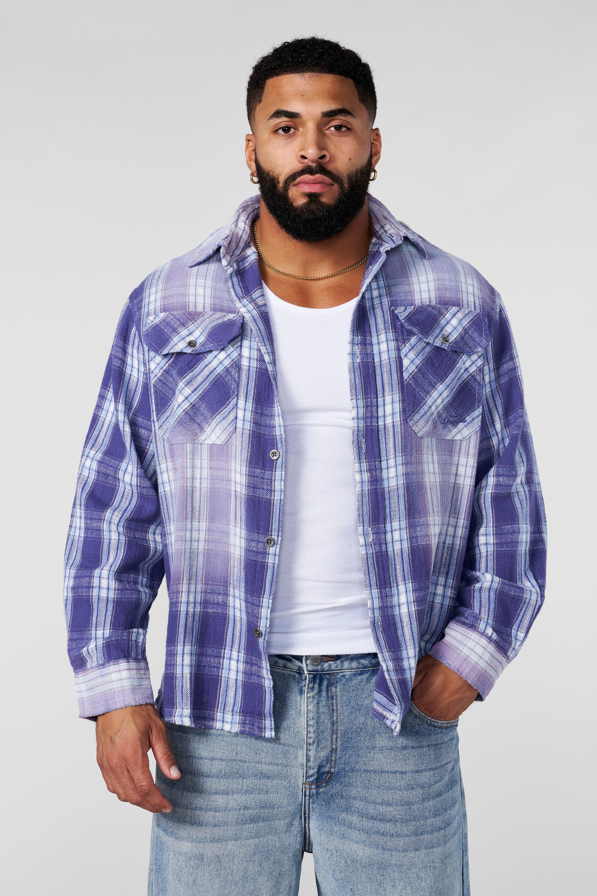 8091 - Americana Flannels - Indigo