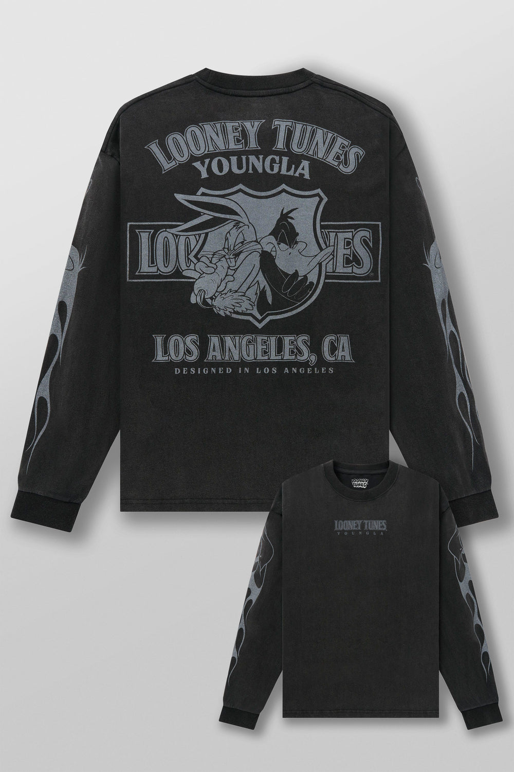 8114 - Looney Tunes Longsleeves - Black Wash