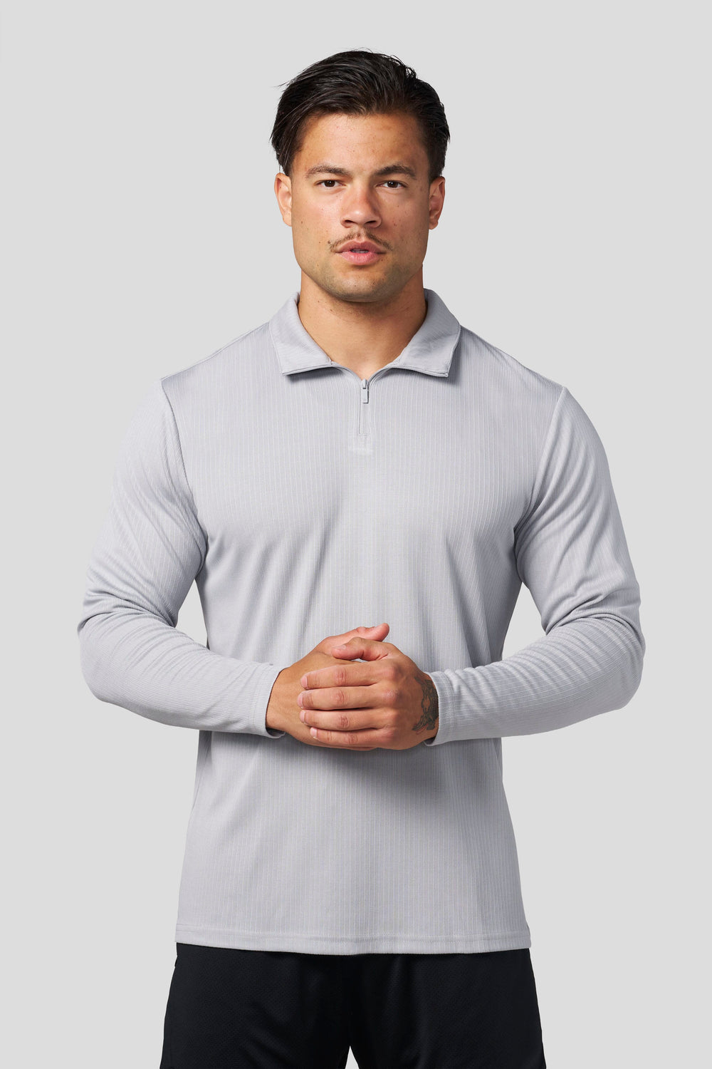 8124 - Essential Quarter Zip - Grey