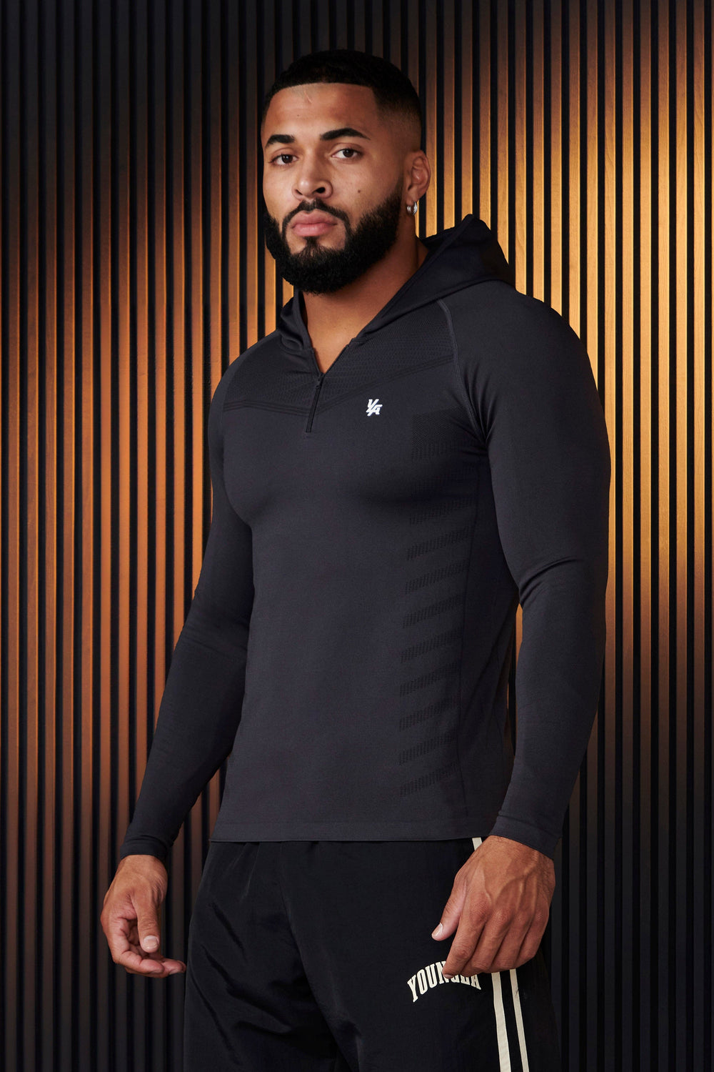 832 - SuperVillain Compression Hoodies - Charcoal