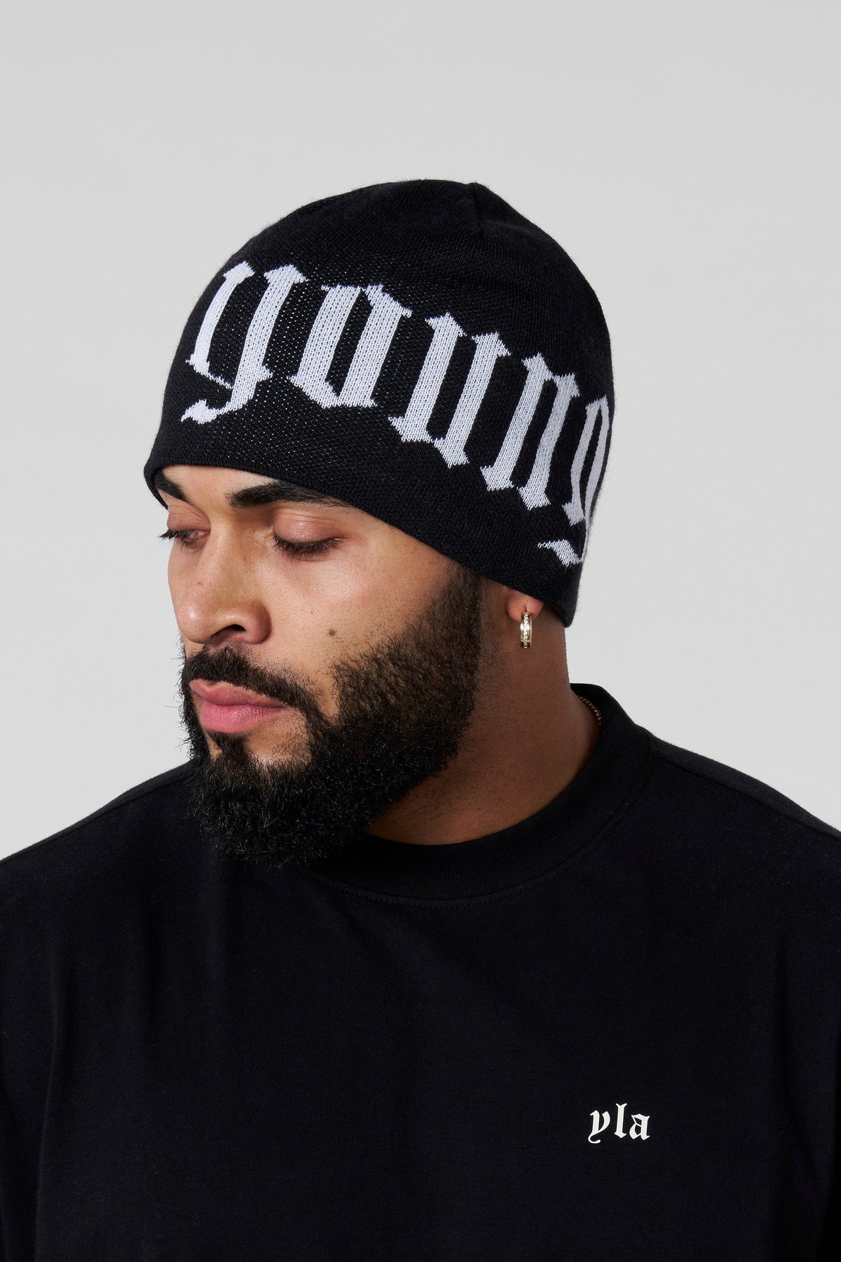 9031 - Skull Beanies - Black