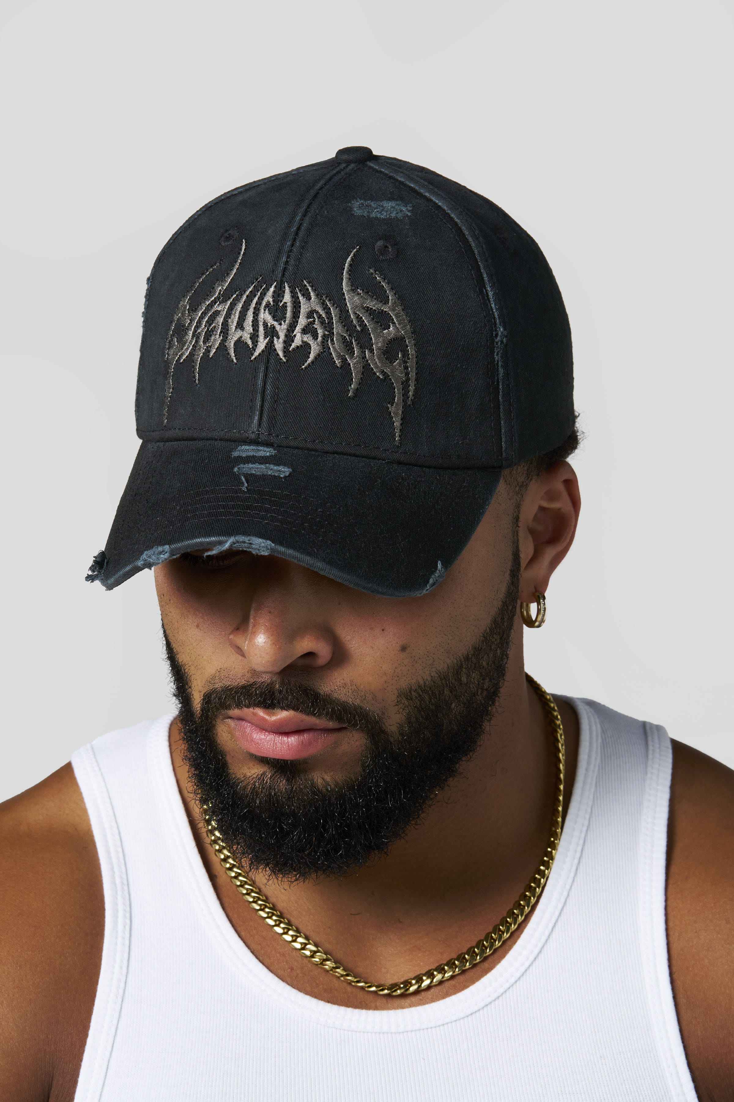 9076 - Cyberpunk Hats - Black Wash