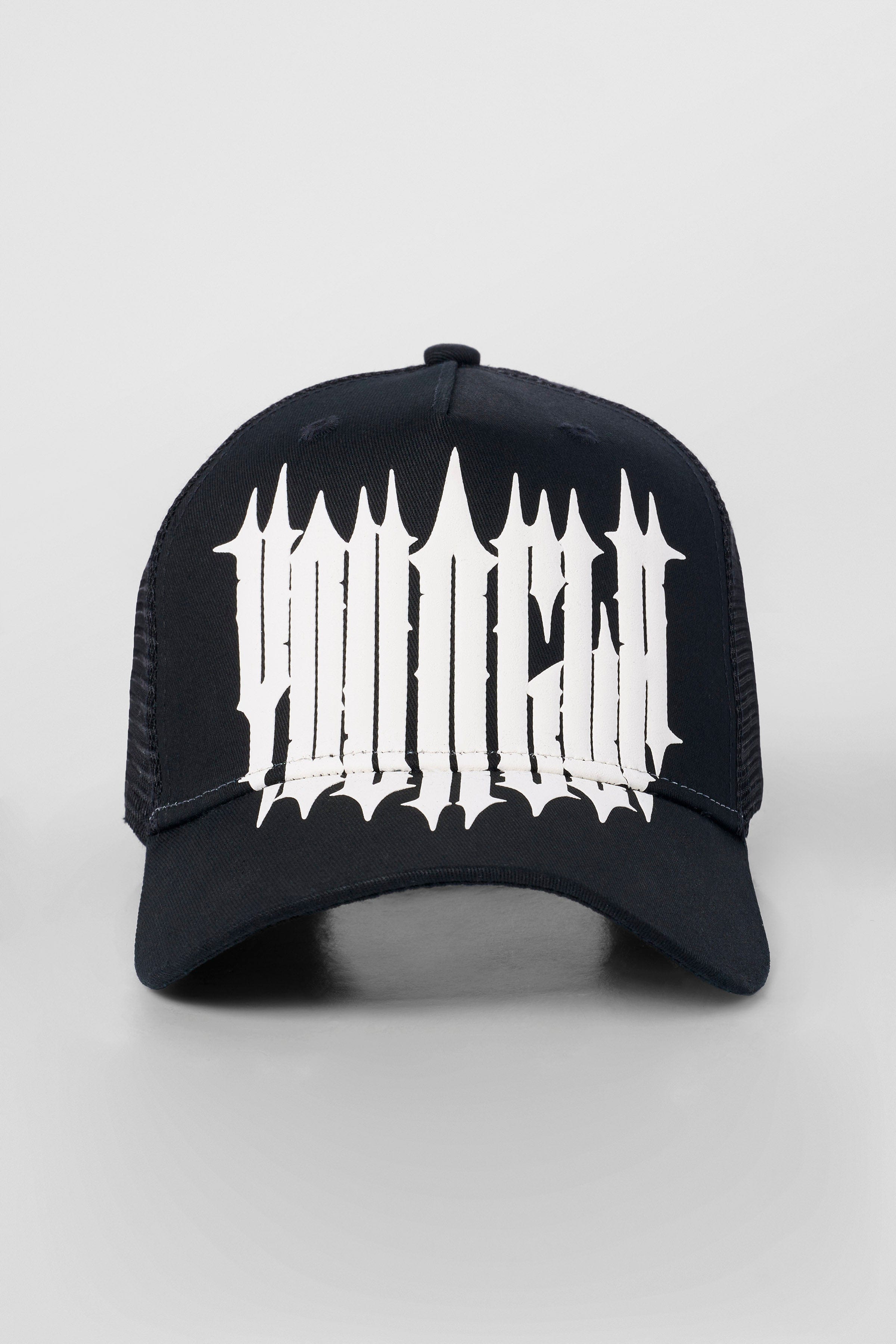 9085 - Revenge Hats - Black/Off-White