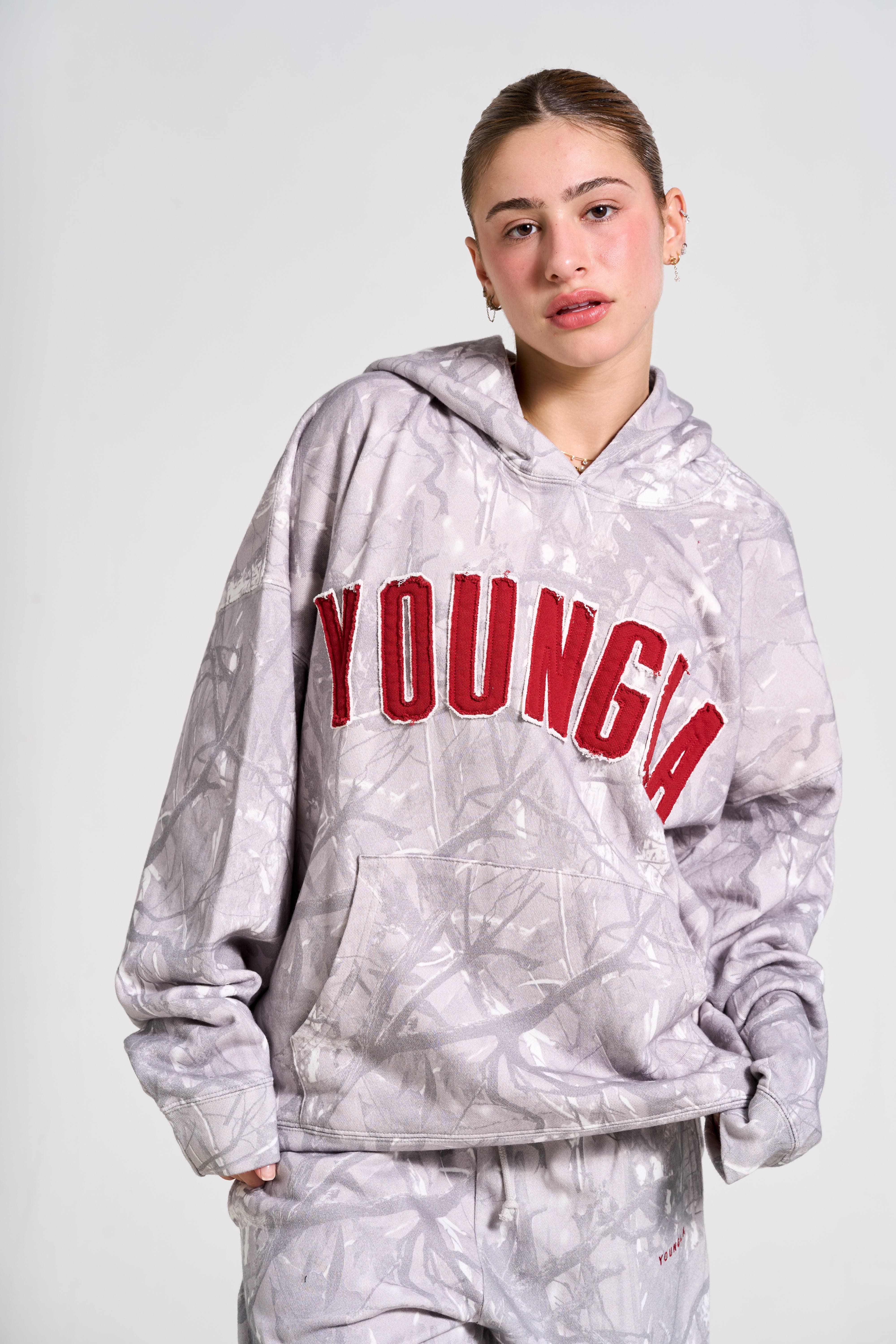 W551 Hunting Season Hoodie - Grey Camo