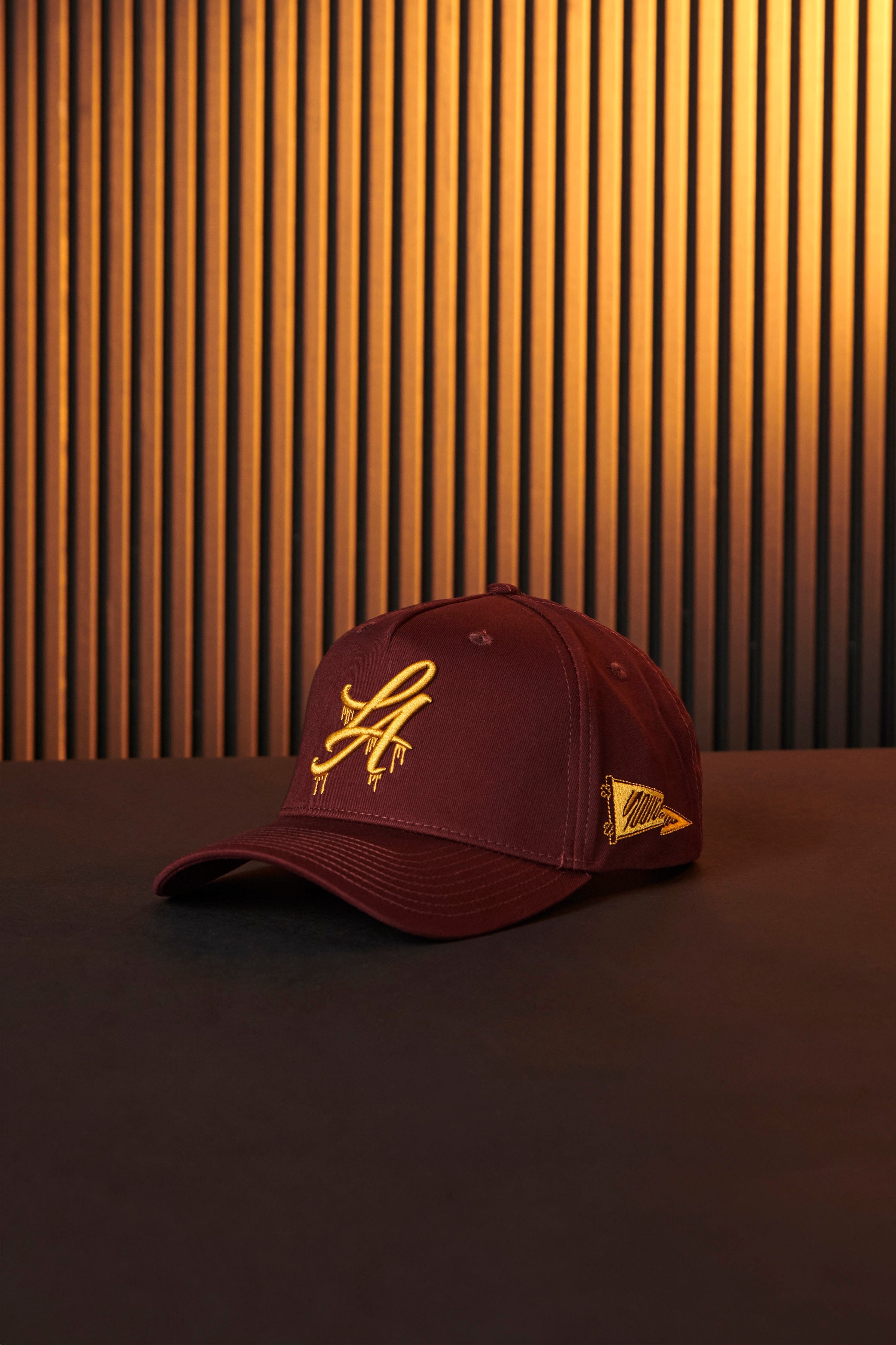 924 - Drip Hats - Burgundy