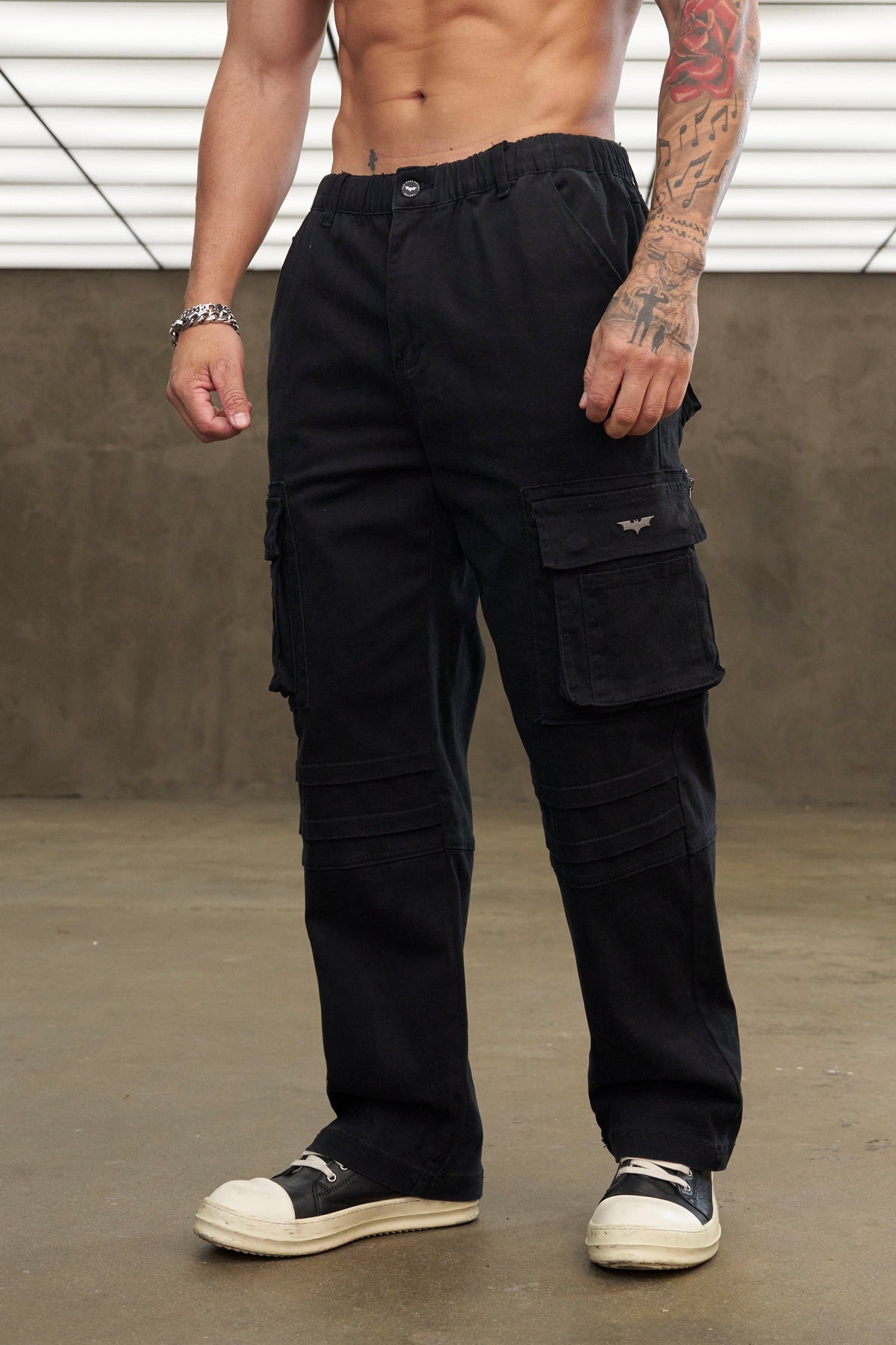 6066 - Batman Drifter Pants - Black Wash