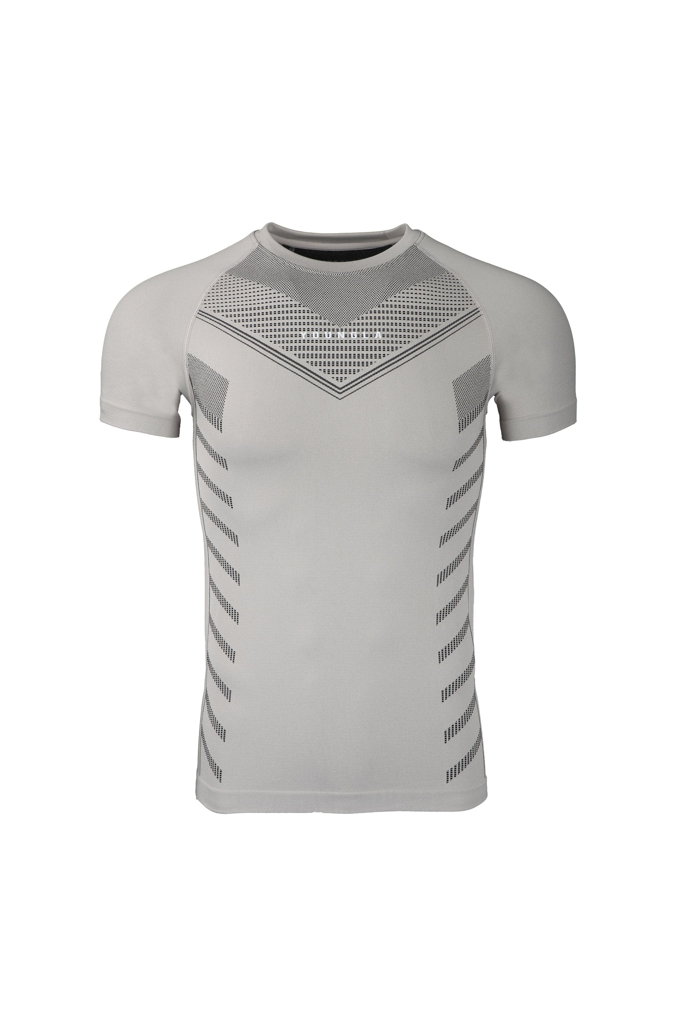 465 Superhero Compression Tees - Cement