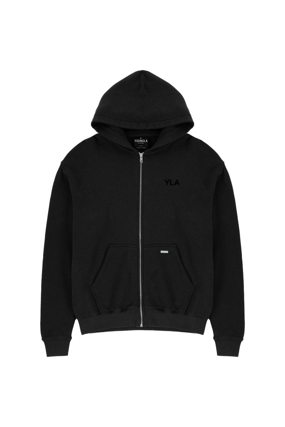 515 Monarch Zip-up Hoodie - Black Wash