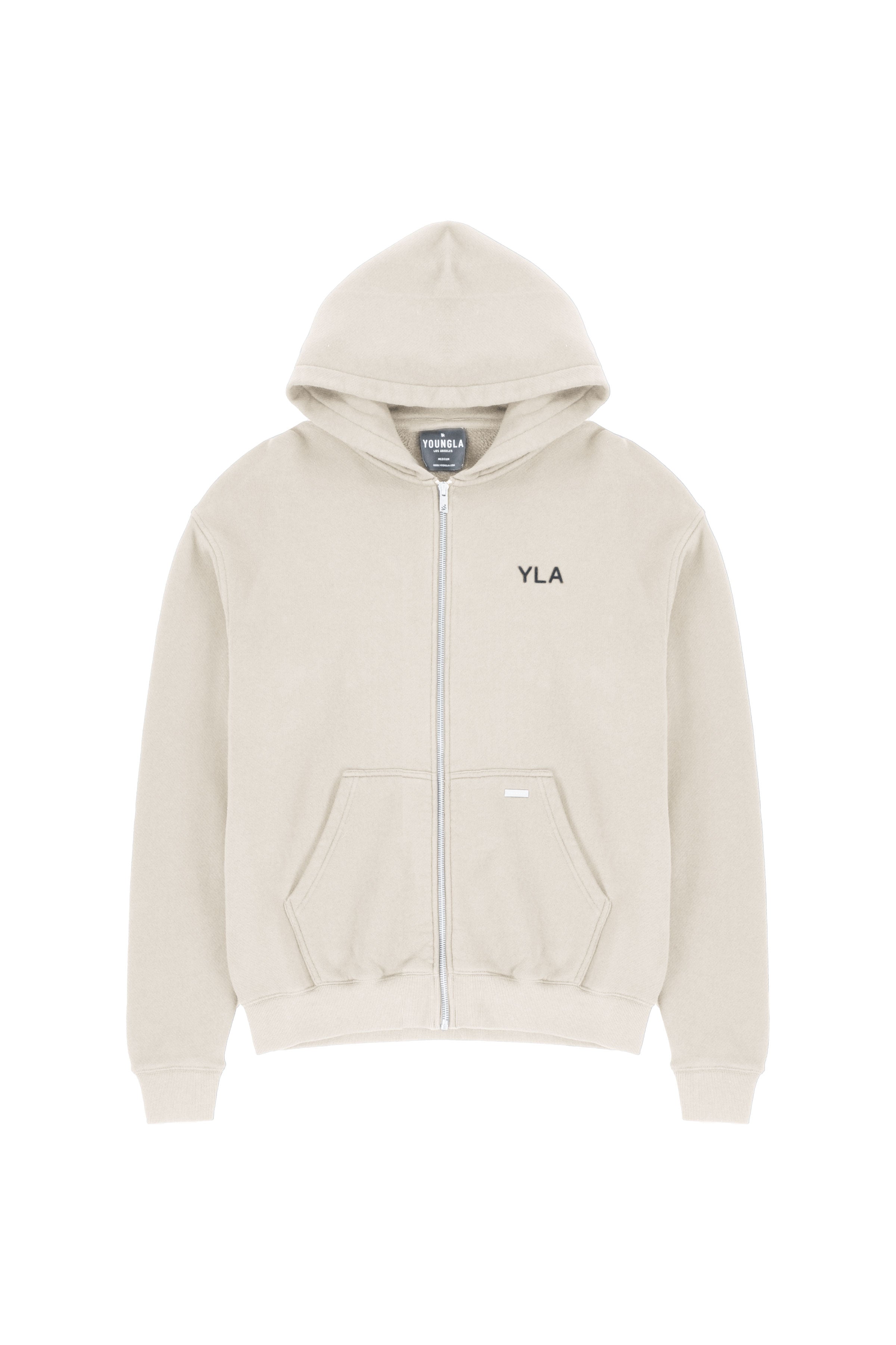 515 Monarch Zip-up Hoodie - Bone Wash