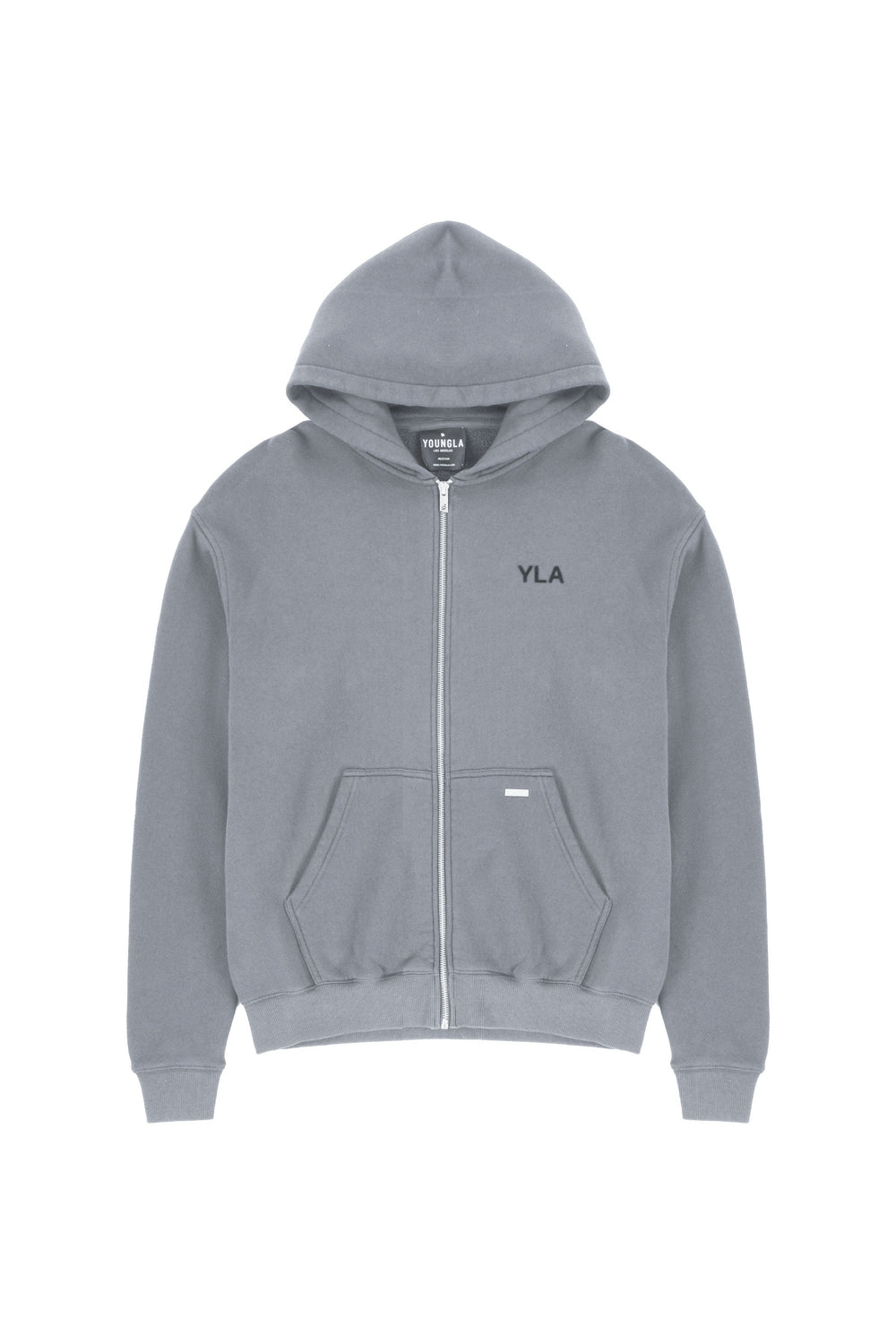 515 Monarch Zip-up Hoodie - Grey Wash