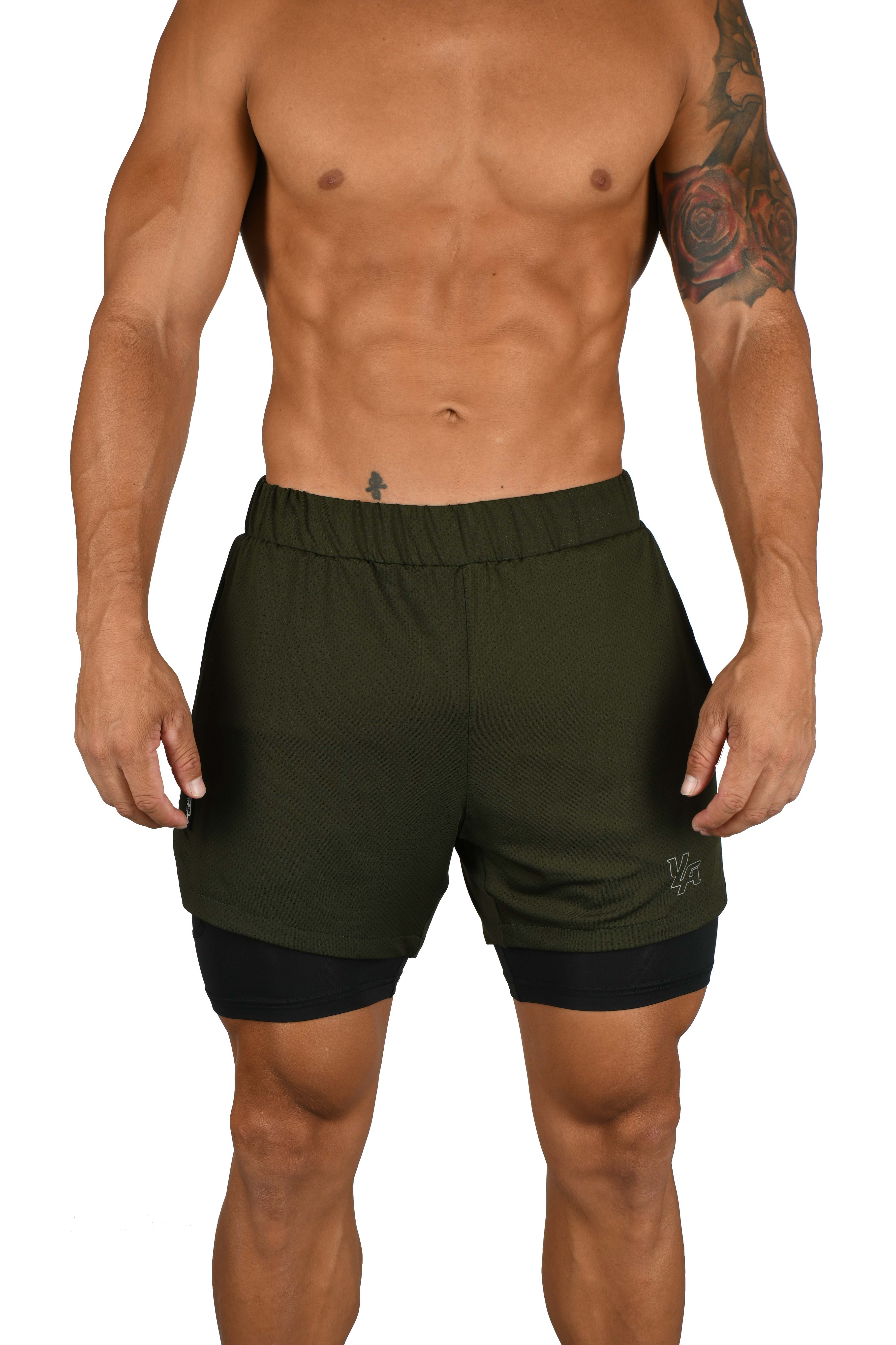 105 Compression Shorts 2.0 - Olive/Black
