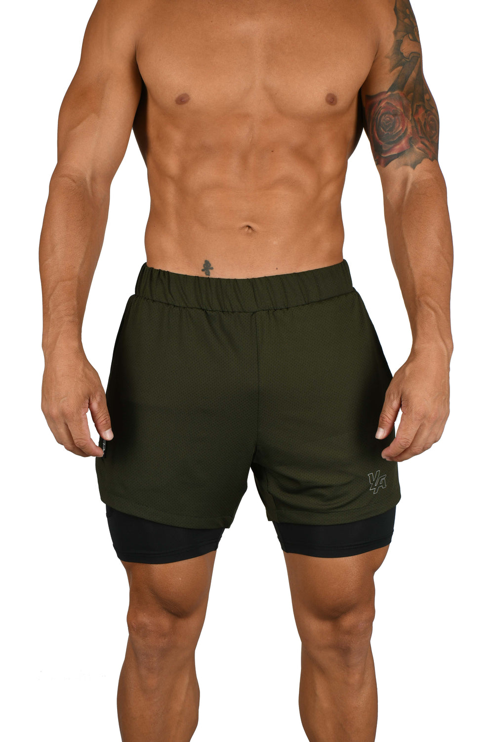 105 Compression Shorts 2.0 - Olive/Black