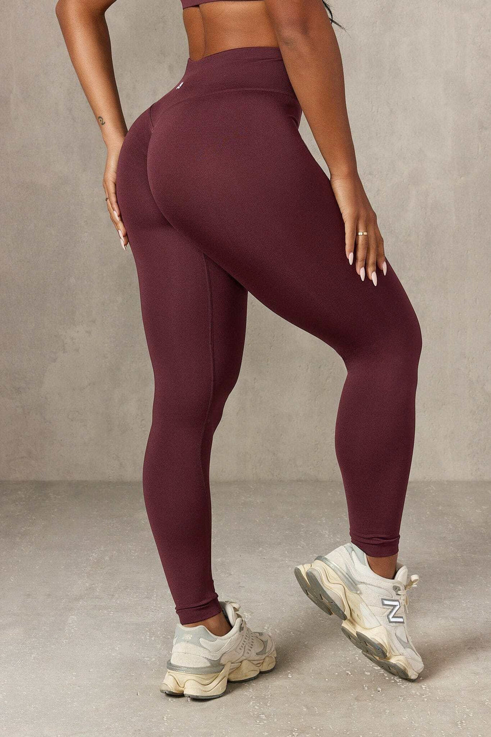 W263 Legacy Seamless Leggings - Burgundy