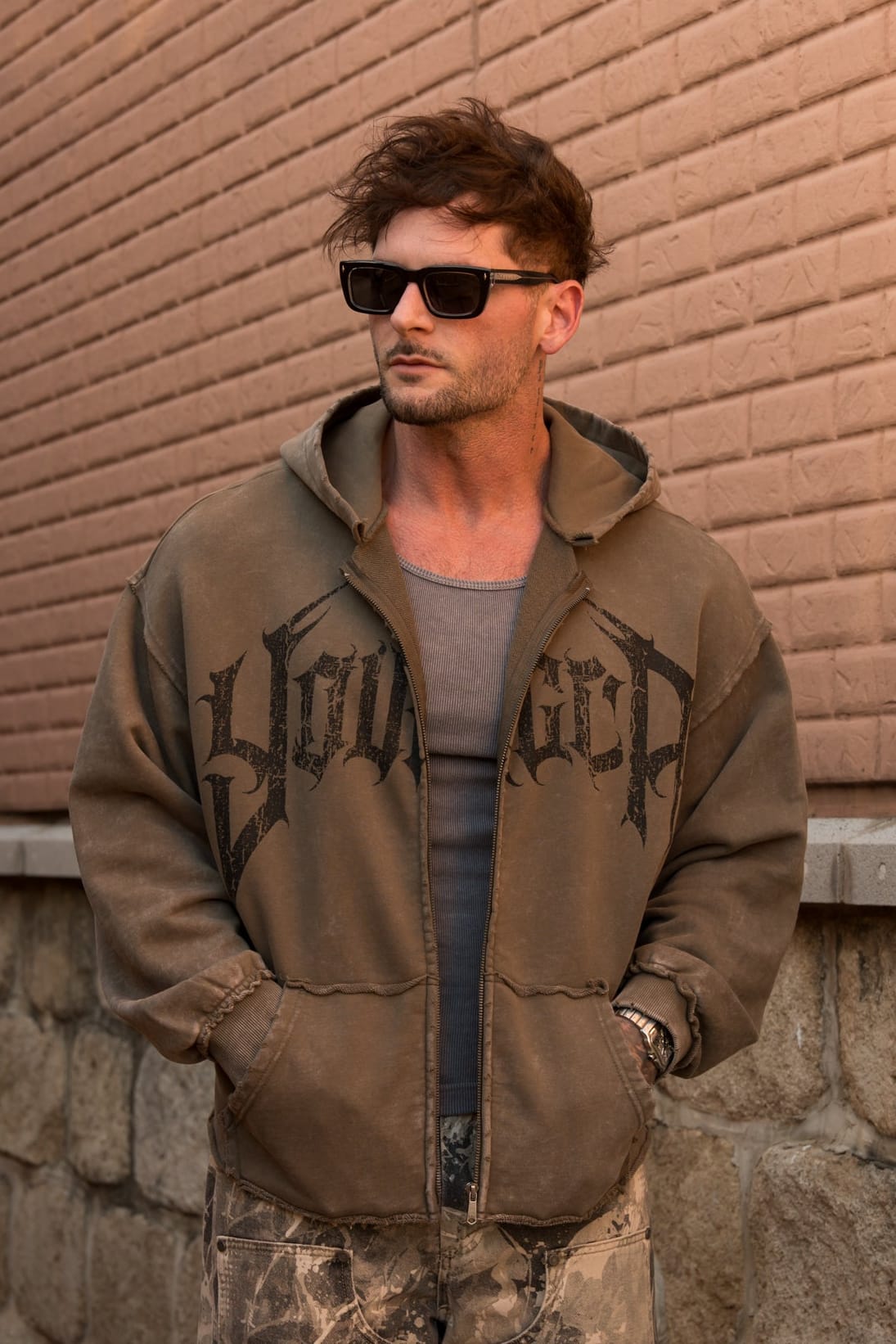 5224 - Hardstyle Zip-Ups - Olive Wash