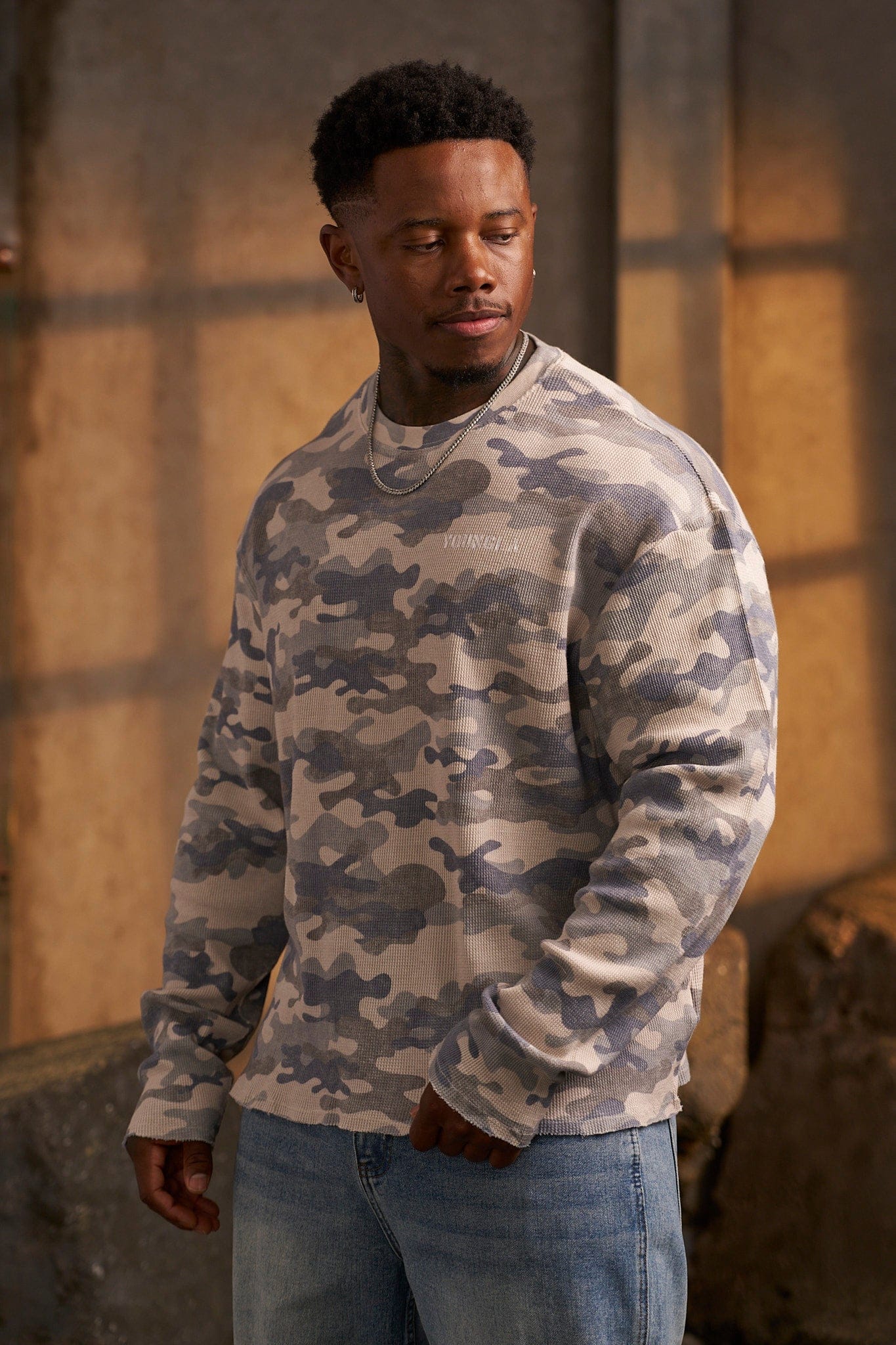 8057 - Classic Cropped Thermals - OG Desert Camo