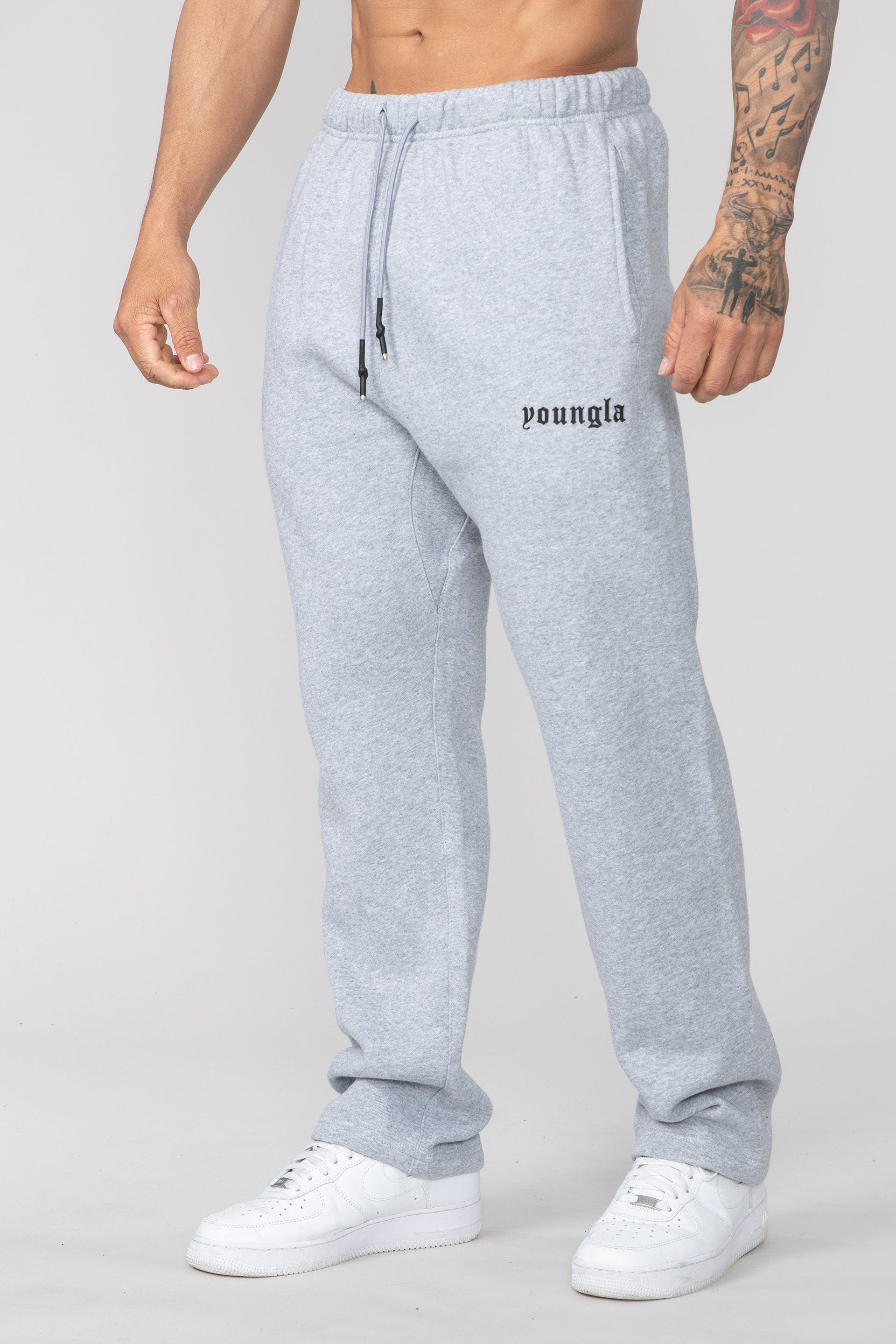 216 Eternal No Cuff Sweats - Heather Grey