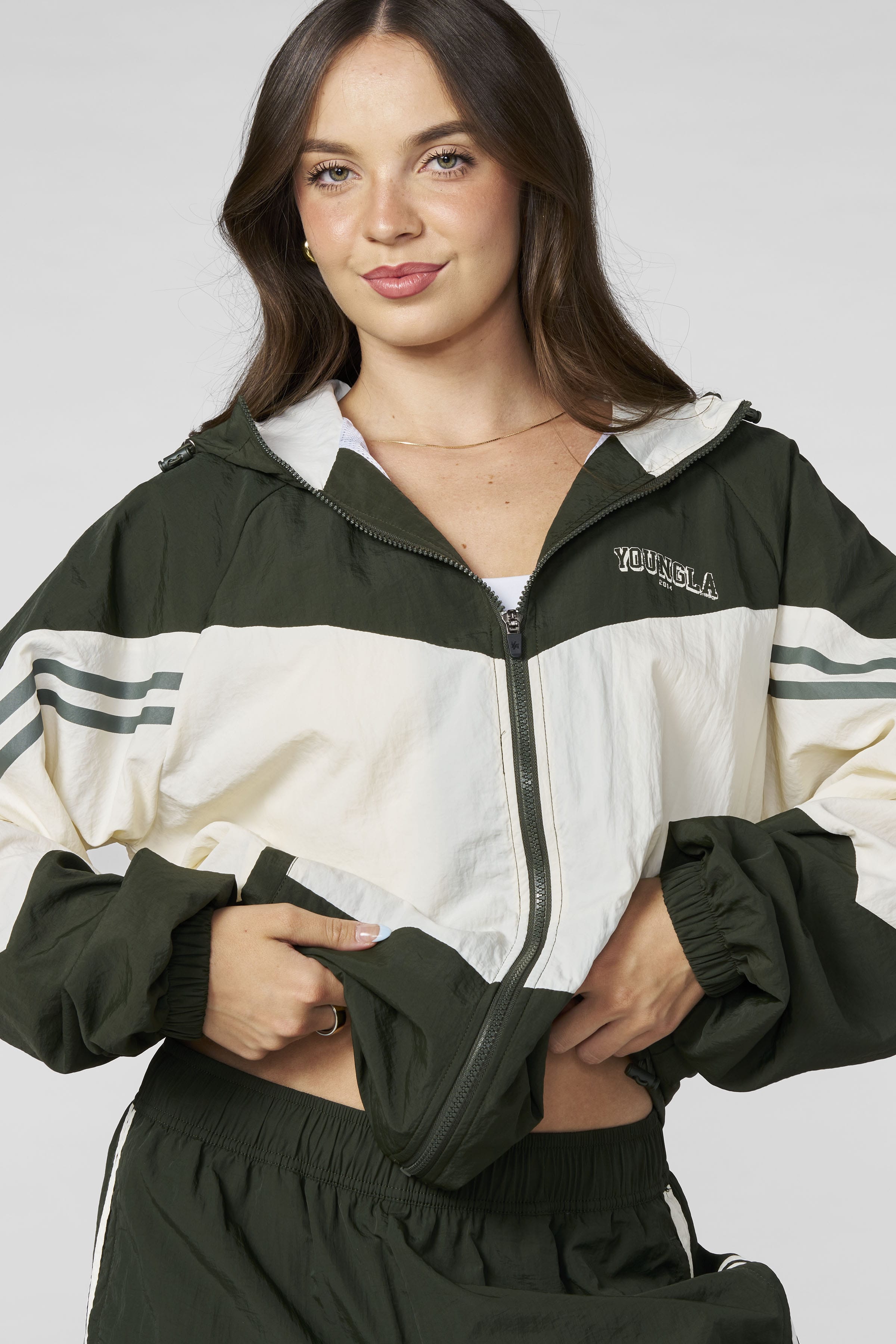 W5166 - Vintage Windbreaker - Olive