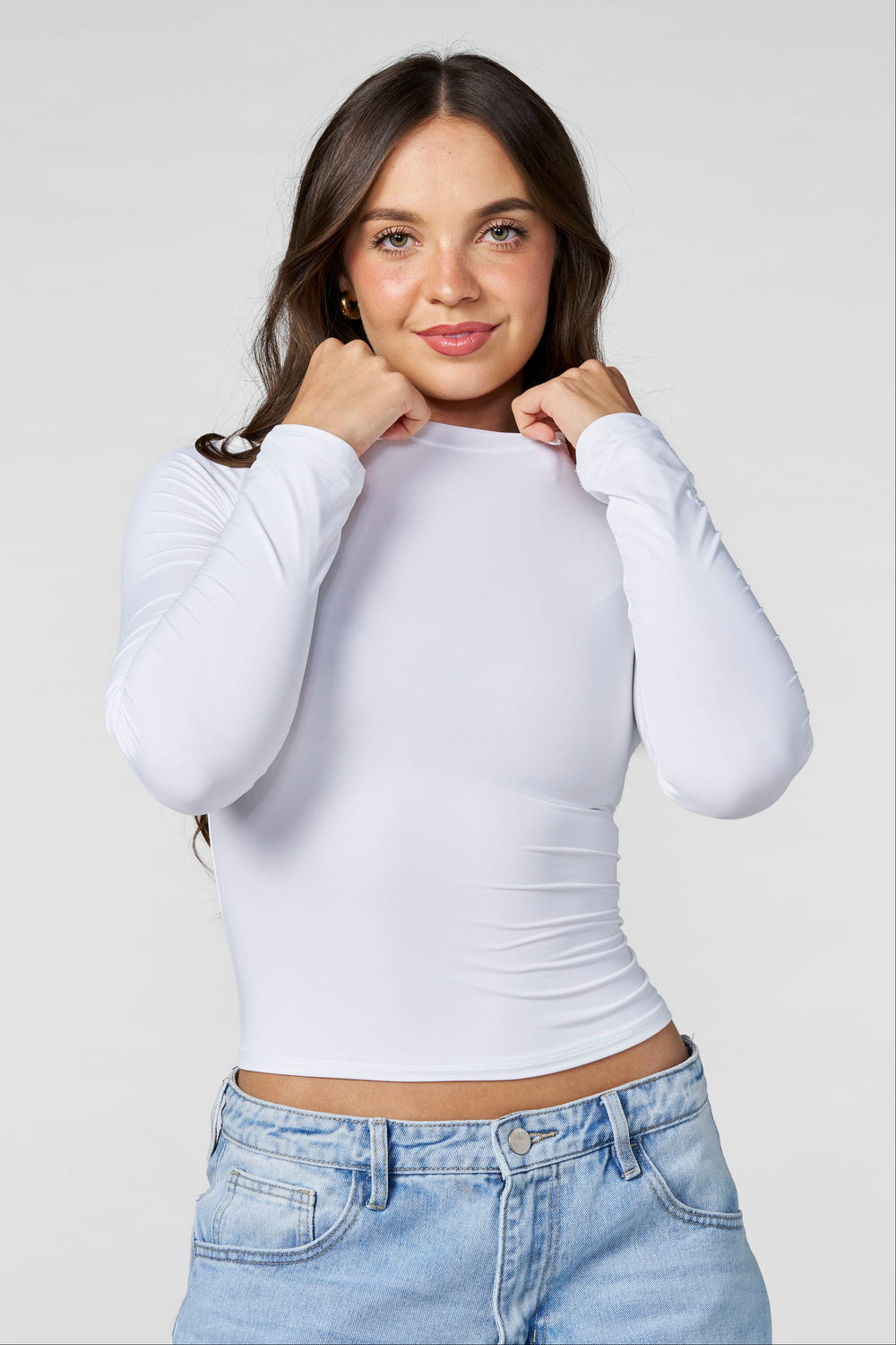 W480 Winter Arc Long Sleeve tee - White
