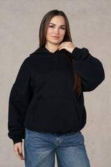 W558 - Wavy Hoodie - Black