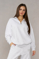 W5175 - OTG Pullover - Heather Grey