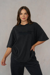 W4103 Batman Lived-in Tee - Black