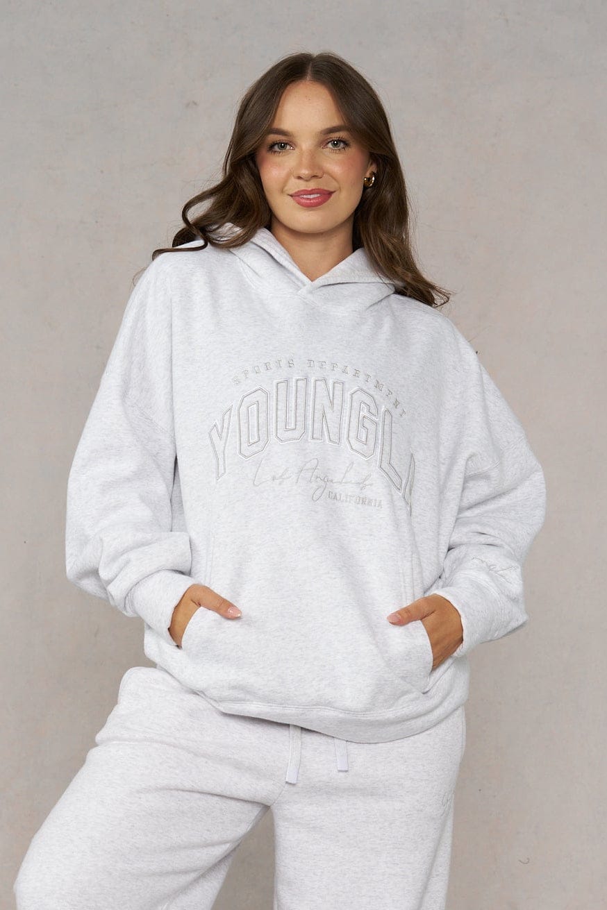 W5192 - Layover Hoodie - Heather Grey