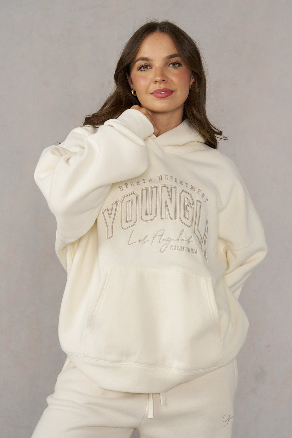 W5192 - Layover Hoodie - Cream