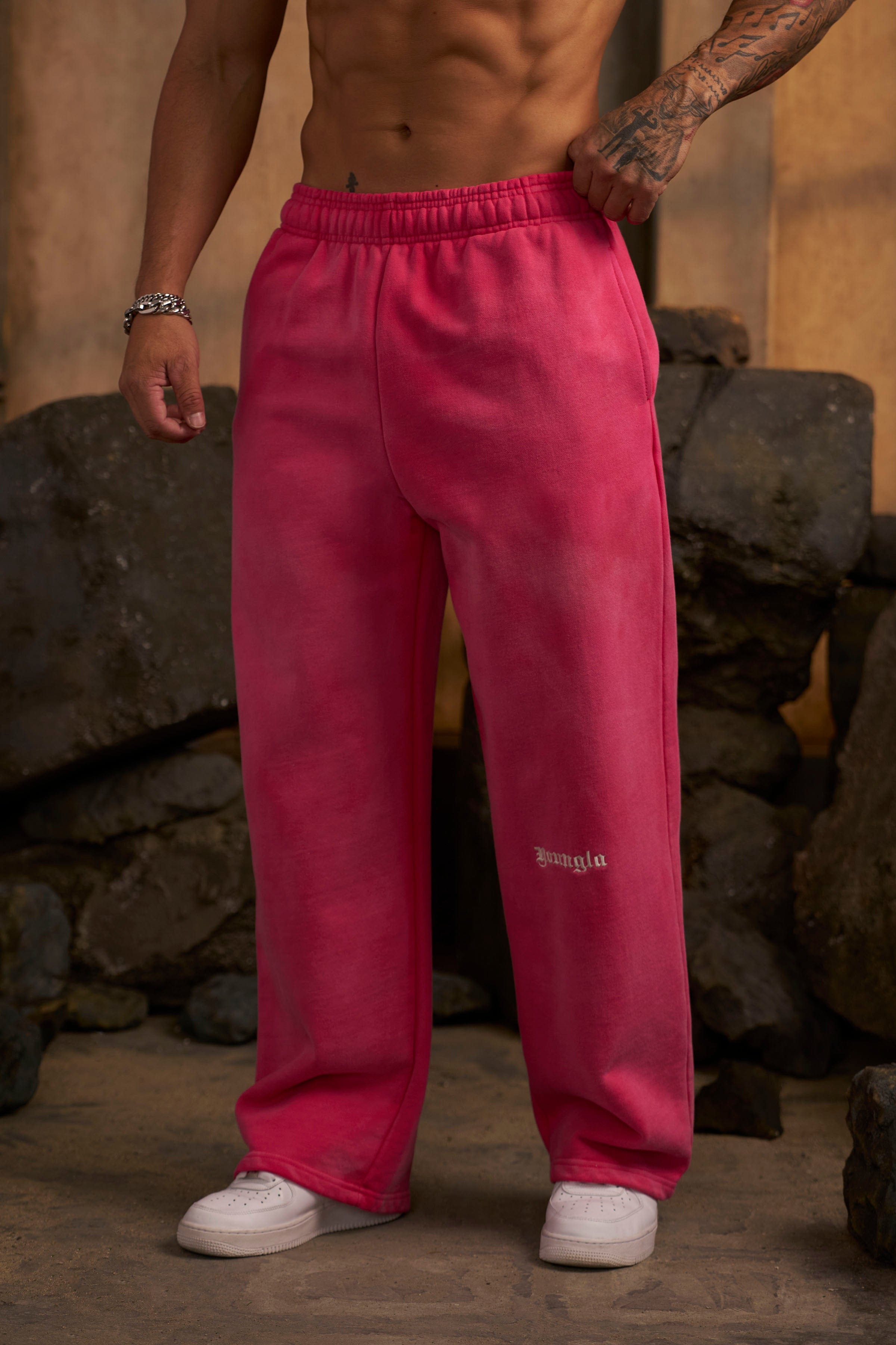 2129 - Core Baggy Sweats - Pink Wash