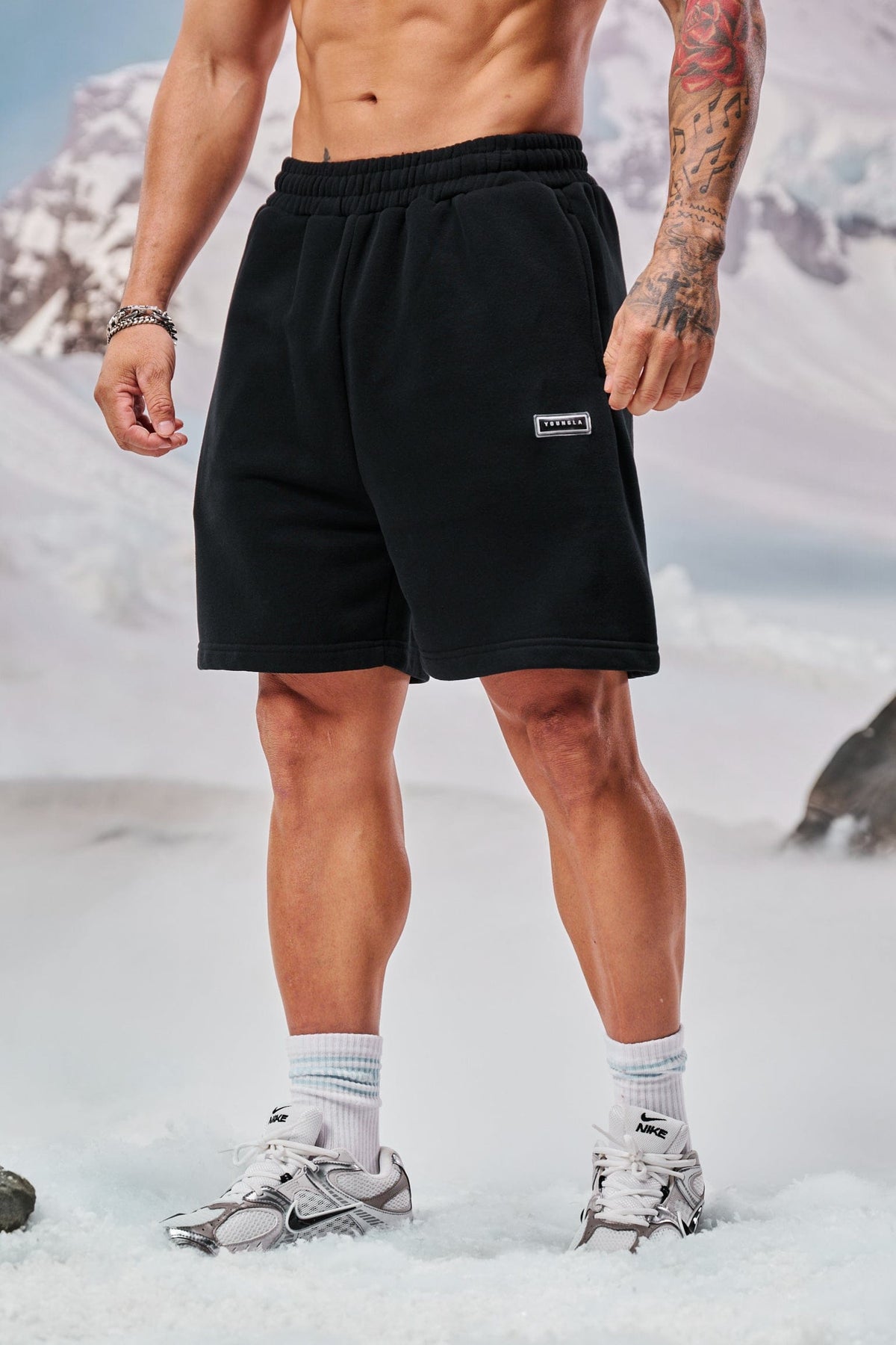1049 - Comfy Collection - Shorts - Black
